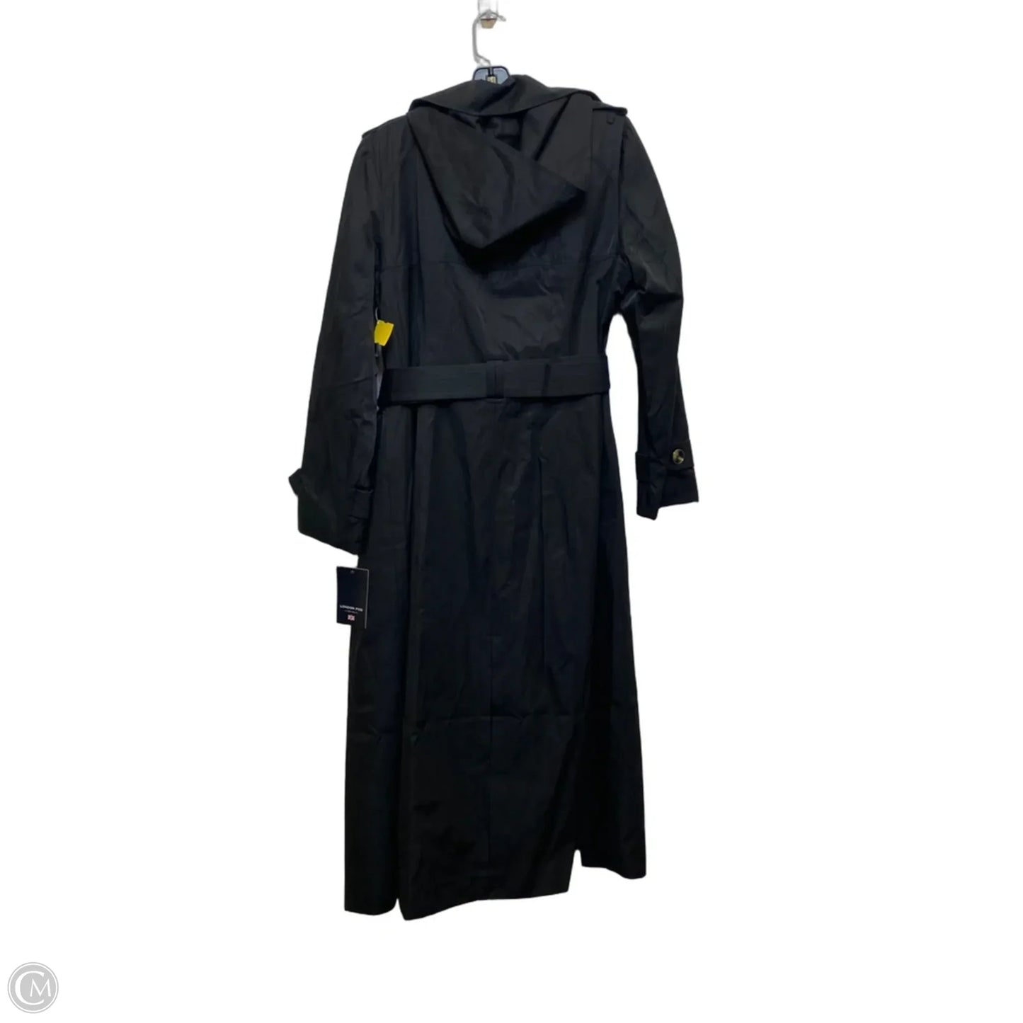 Coat Trench Coat By London Fog In Black, Size: L