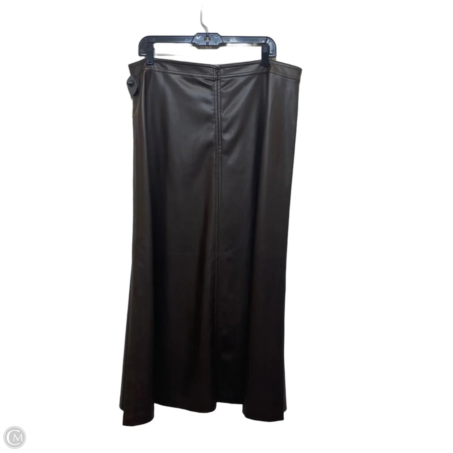 Skirt Maxi By Vince Camuto In Brown, Size: Xl