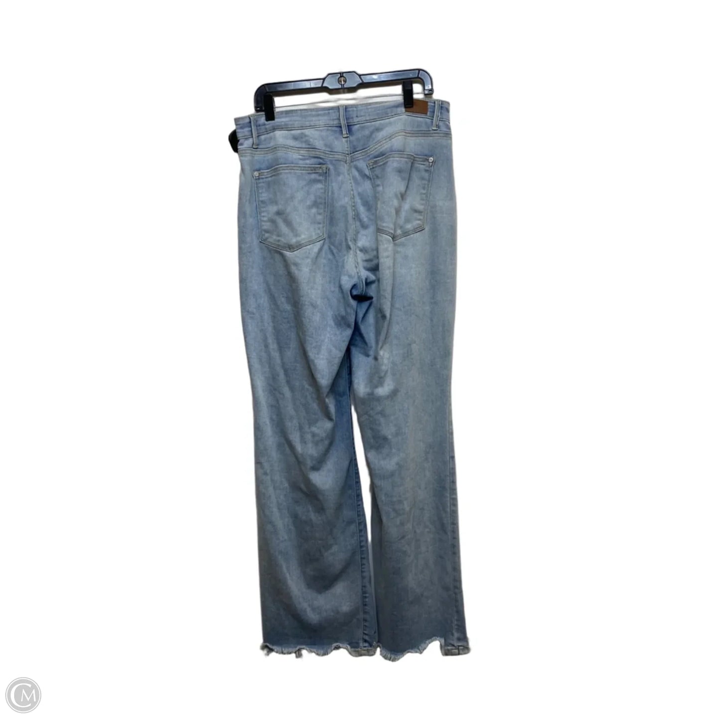 Jeans Wide Leg By Judy Blue In Blue Denim, Size: 10