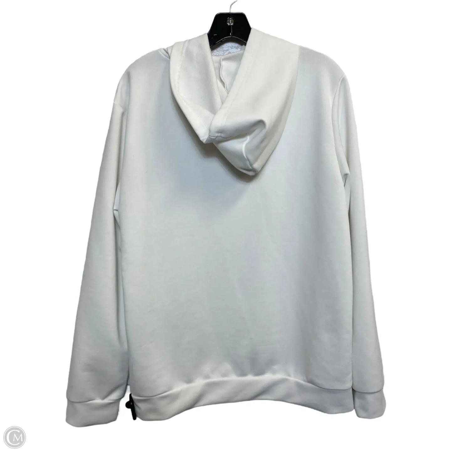Sweatshirt Hoodie By Shelby And Palmer In White, Size: M