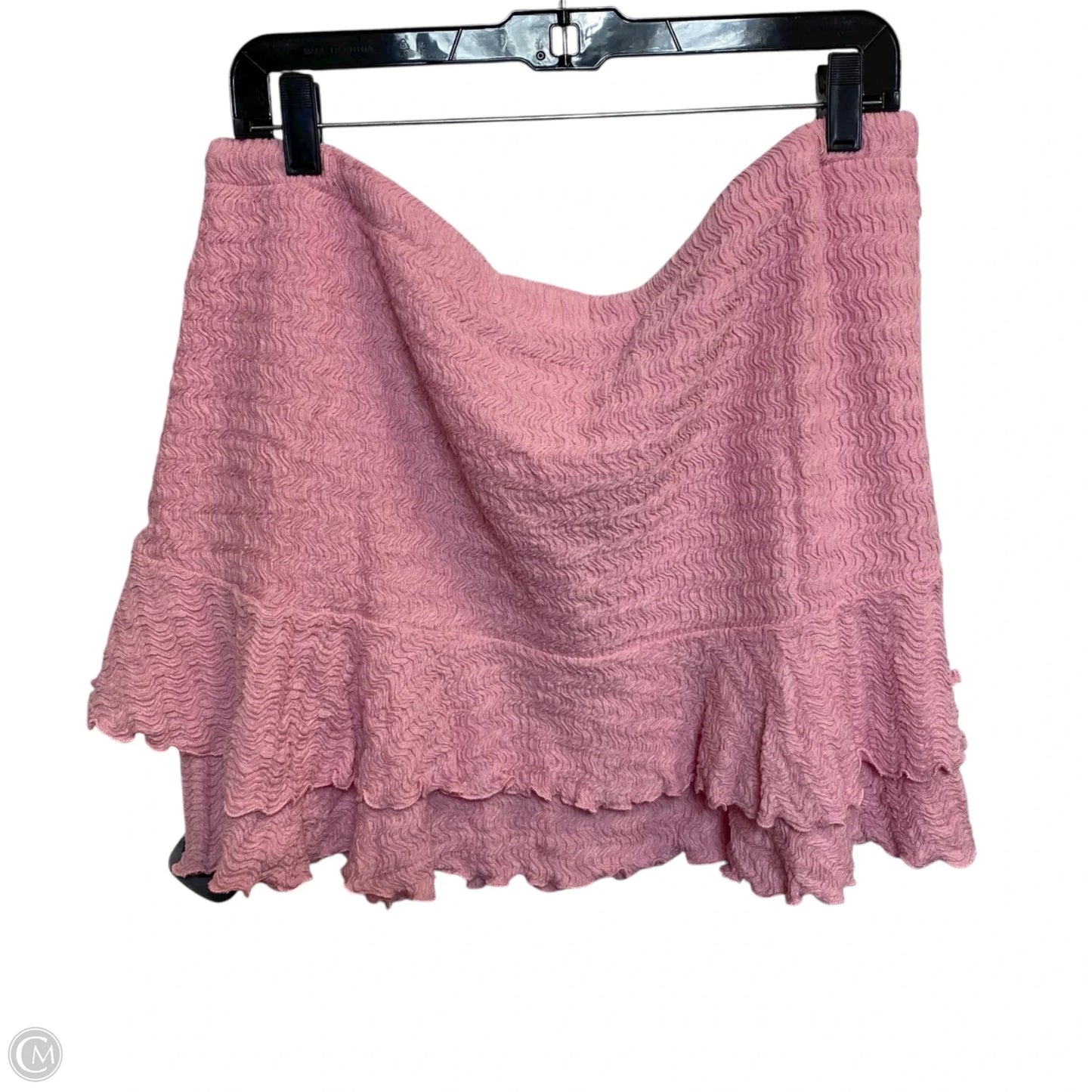 Skirt Set 2pc By Free-est In Pink, Size: Xl