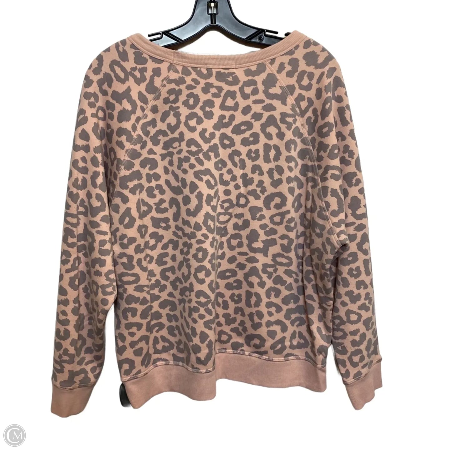 Top Long Sleeve By Grayson Threads In Animal Print, Size: L