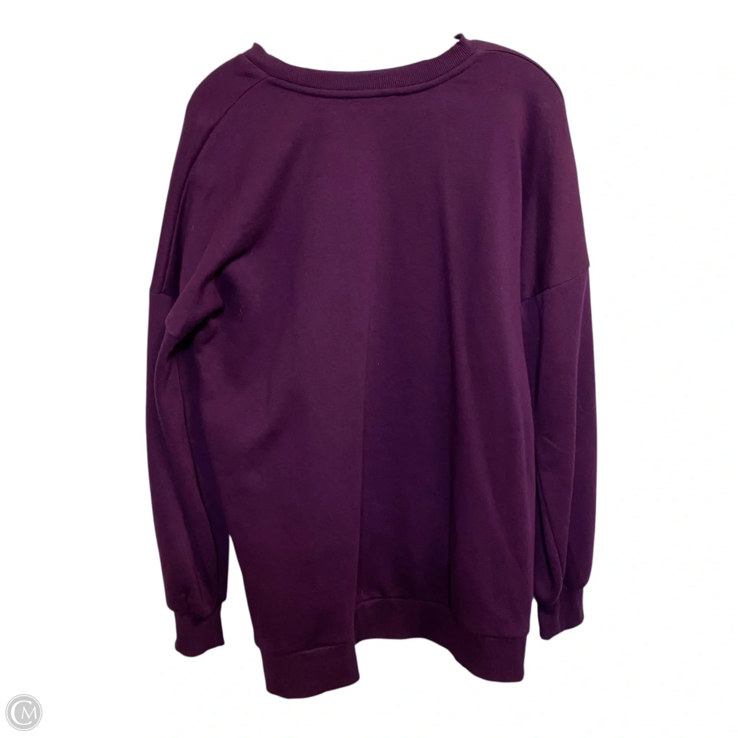 Sweatshirt Crewneck By Zenana In Purple, Size: S