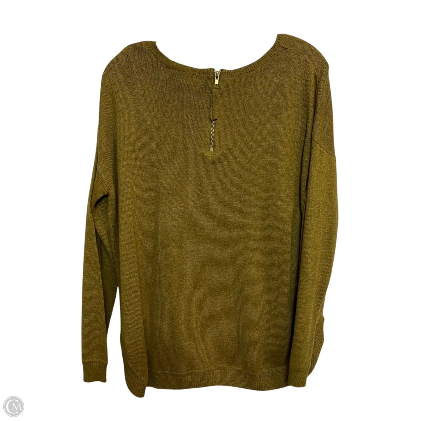 Top Long Sleeve By H&m In Green, Size: M