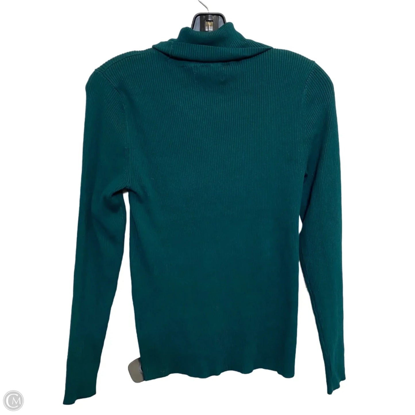 Top Long Sleeve By Nine West In Green, Size: M