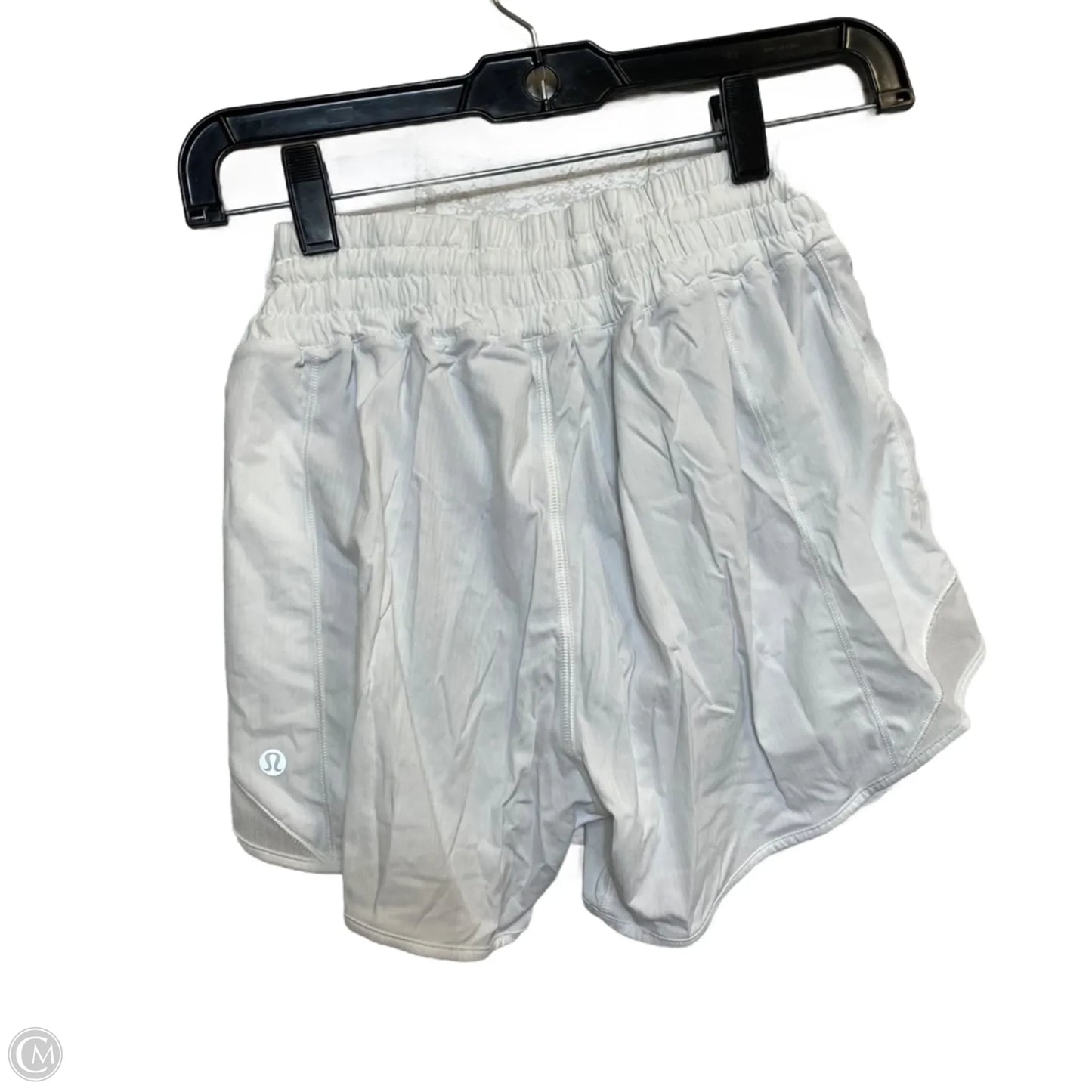 Athletic Shorts By Lululemon In White, Size: S