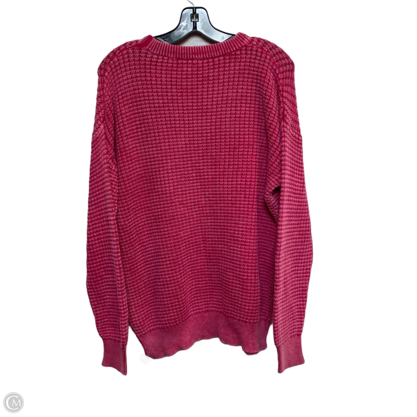 Sweater By Ott In Pink, Size: L