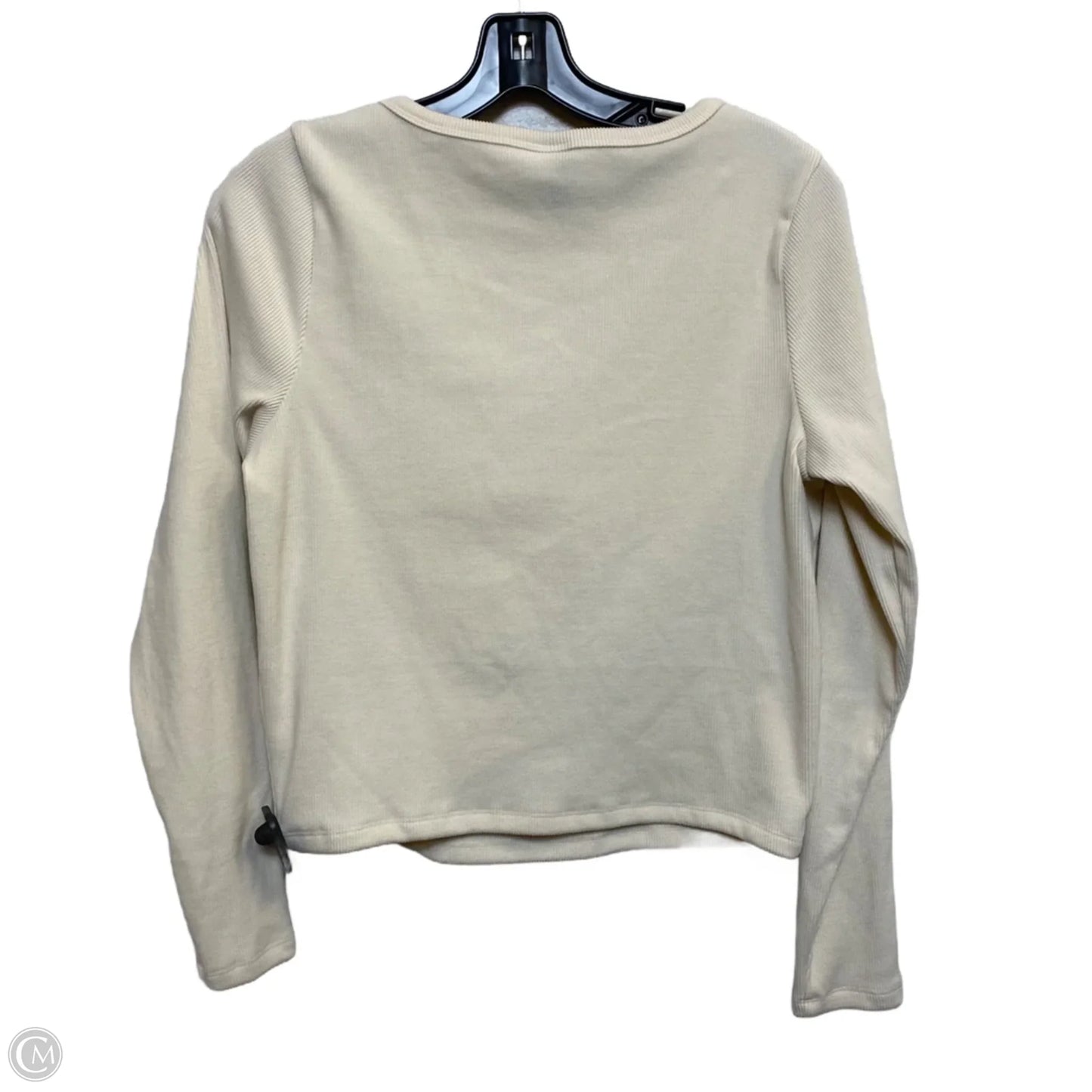 Top Long Sleeve By Wild Fable In Cream, Size: Xl