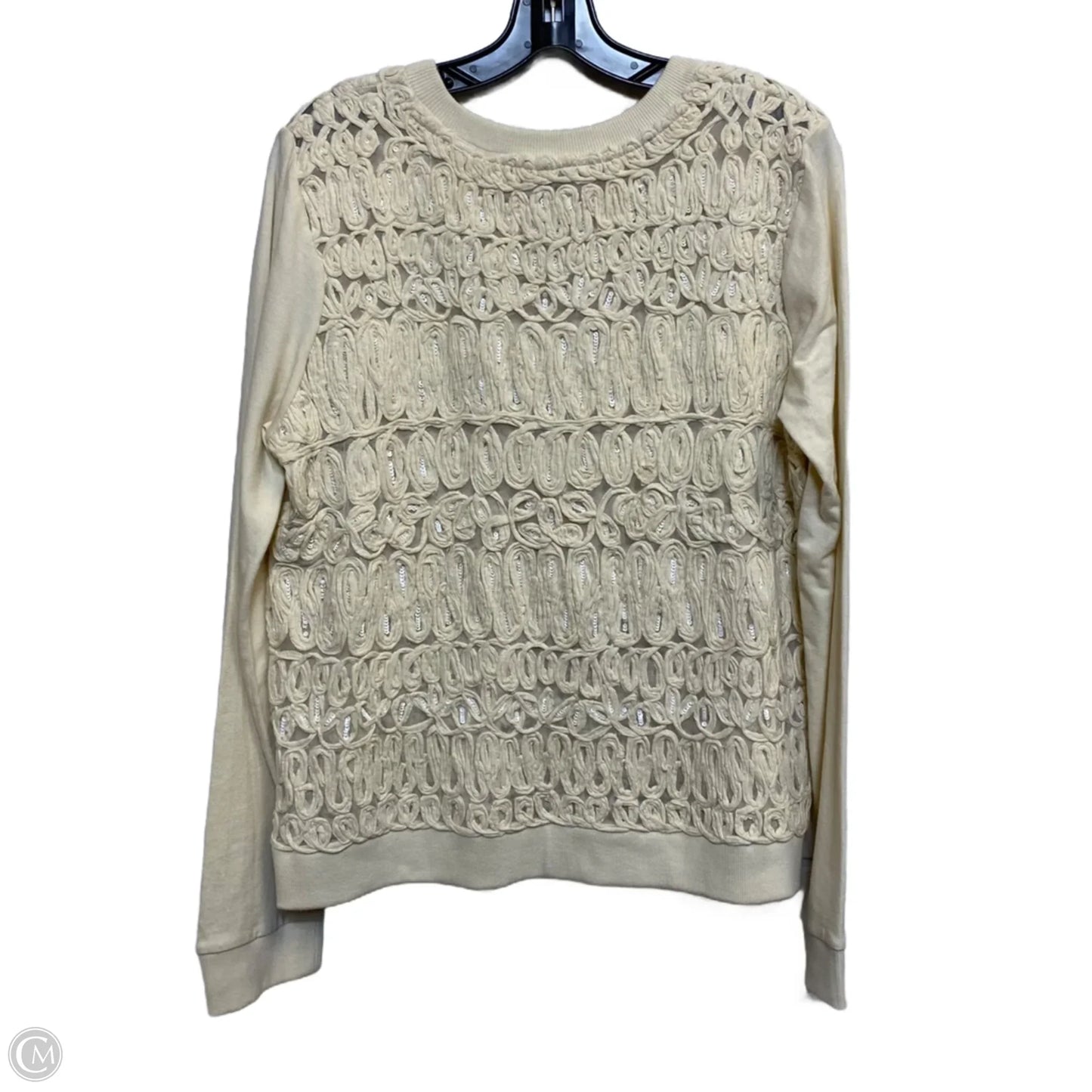 Top Long Sleeve By Akemi And Kin In Cream, Size: L