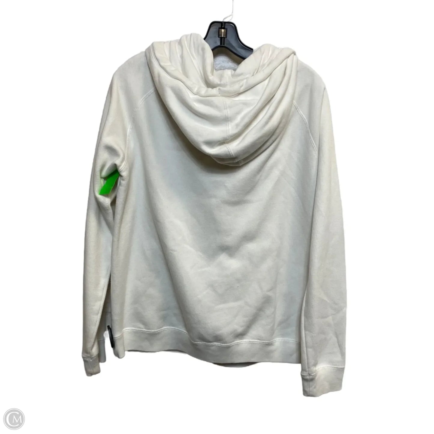 Athletic Sweatshirt Hoodie By Nike In White, Size: Xl