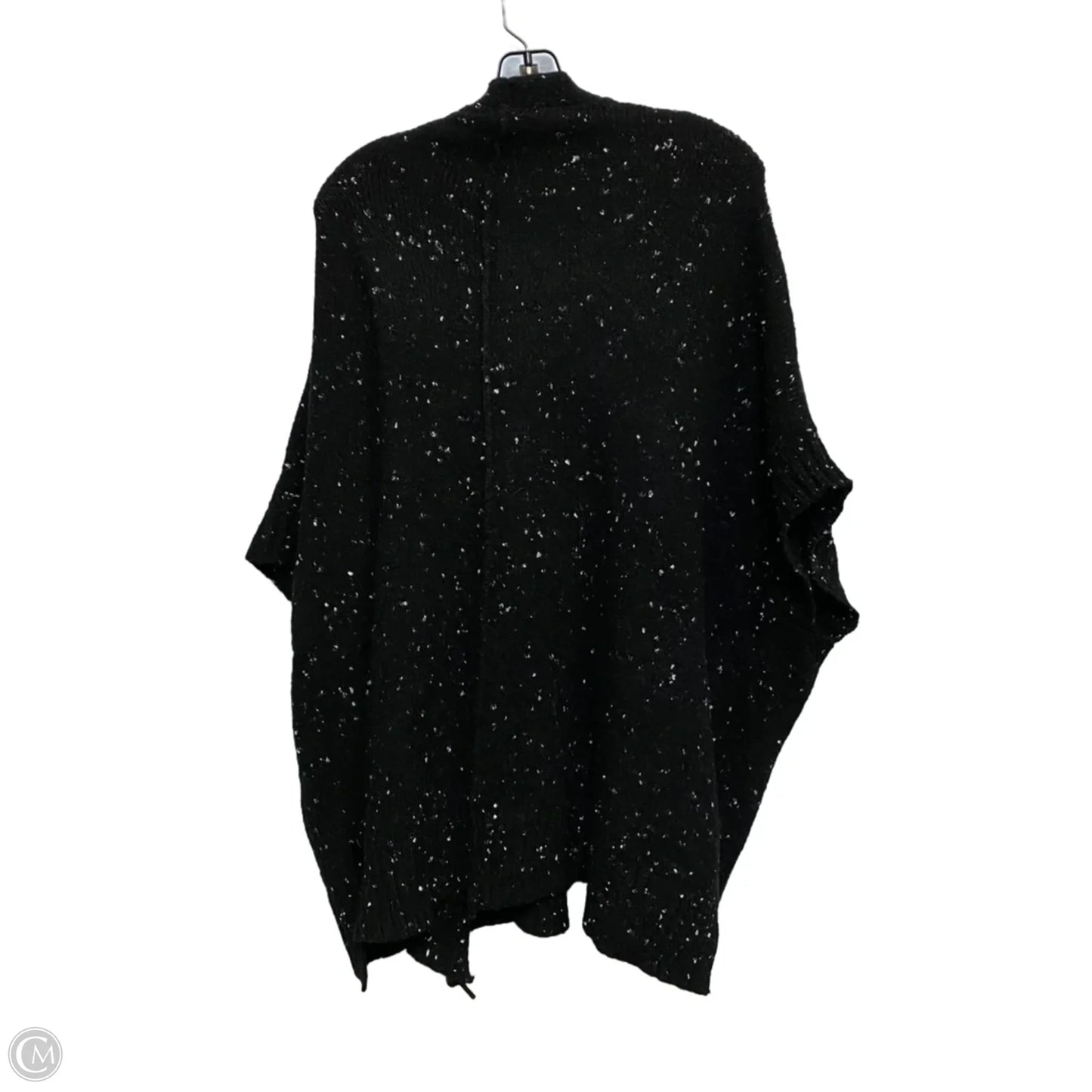 Sweater Cardigan By Solutions In Black, Size: Osfm