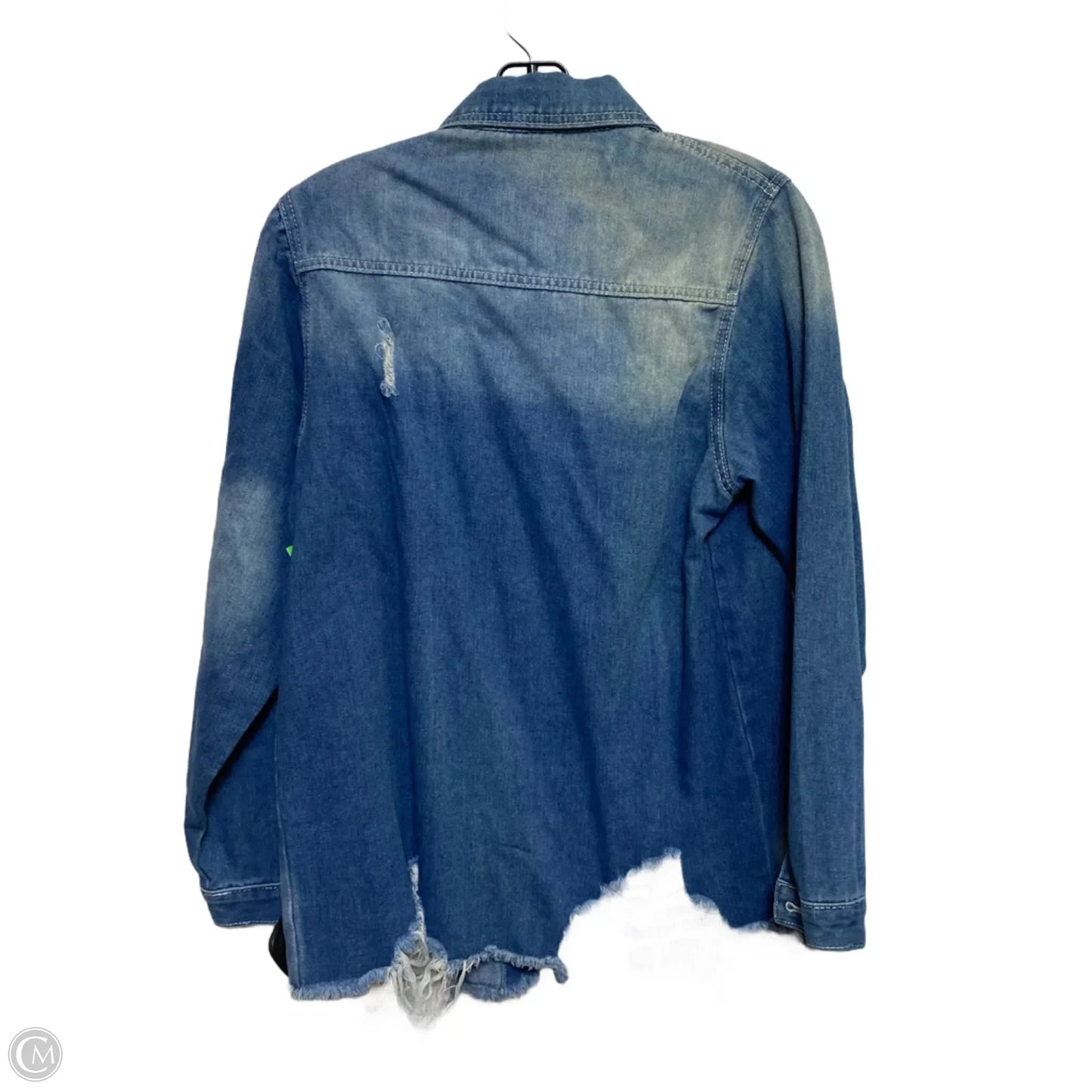 Top Long Sleeve By Clothes Mentor In Blue, Size: S