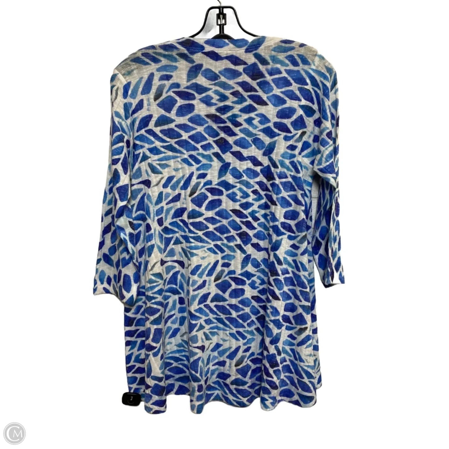 Top Long Sleeve By Nally And Millie In Blue, Size: S