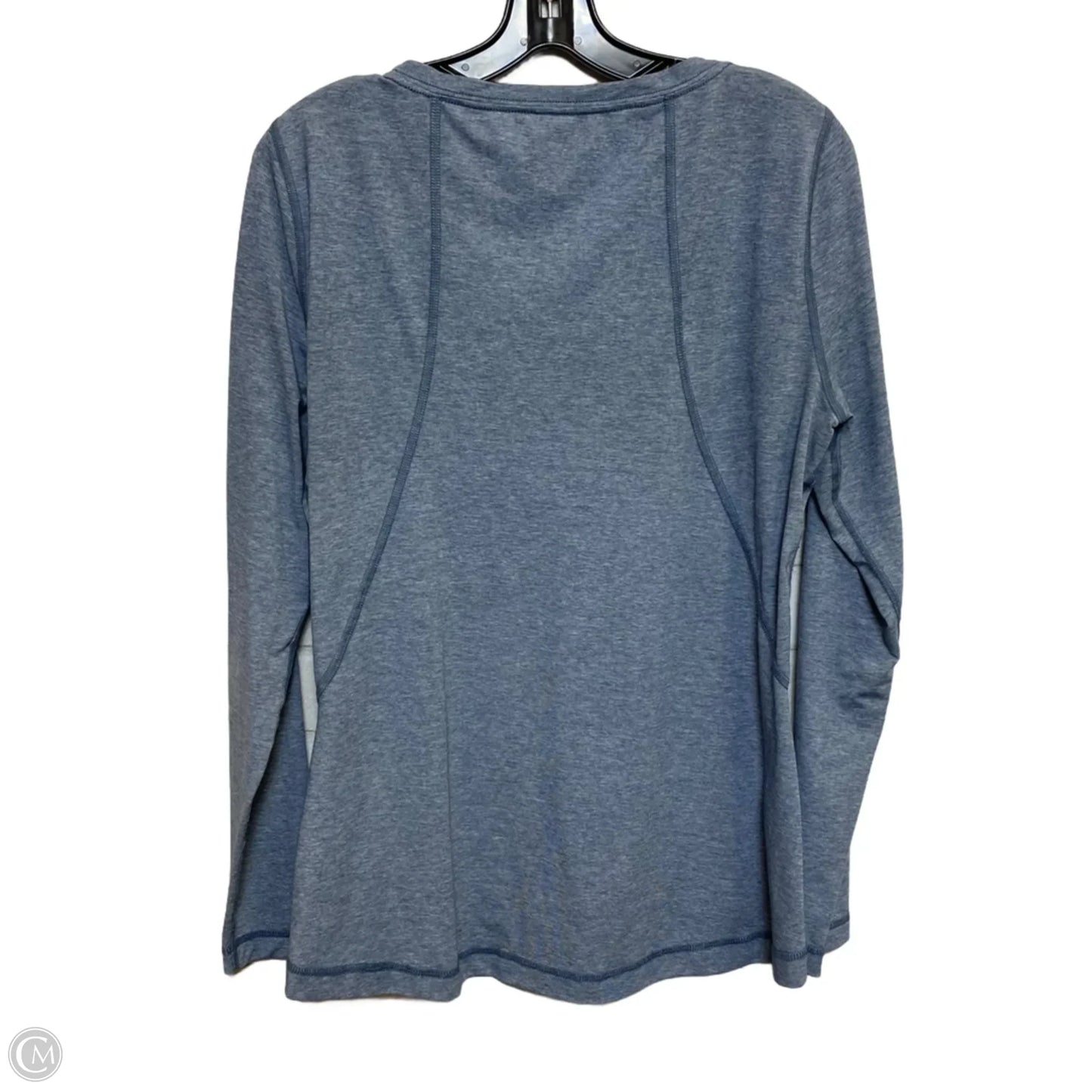 Top Long Sleeve By Medeleta In Blue, Size: L
