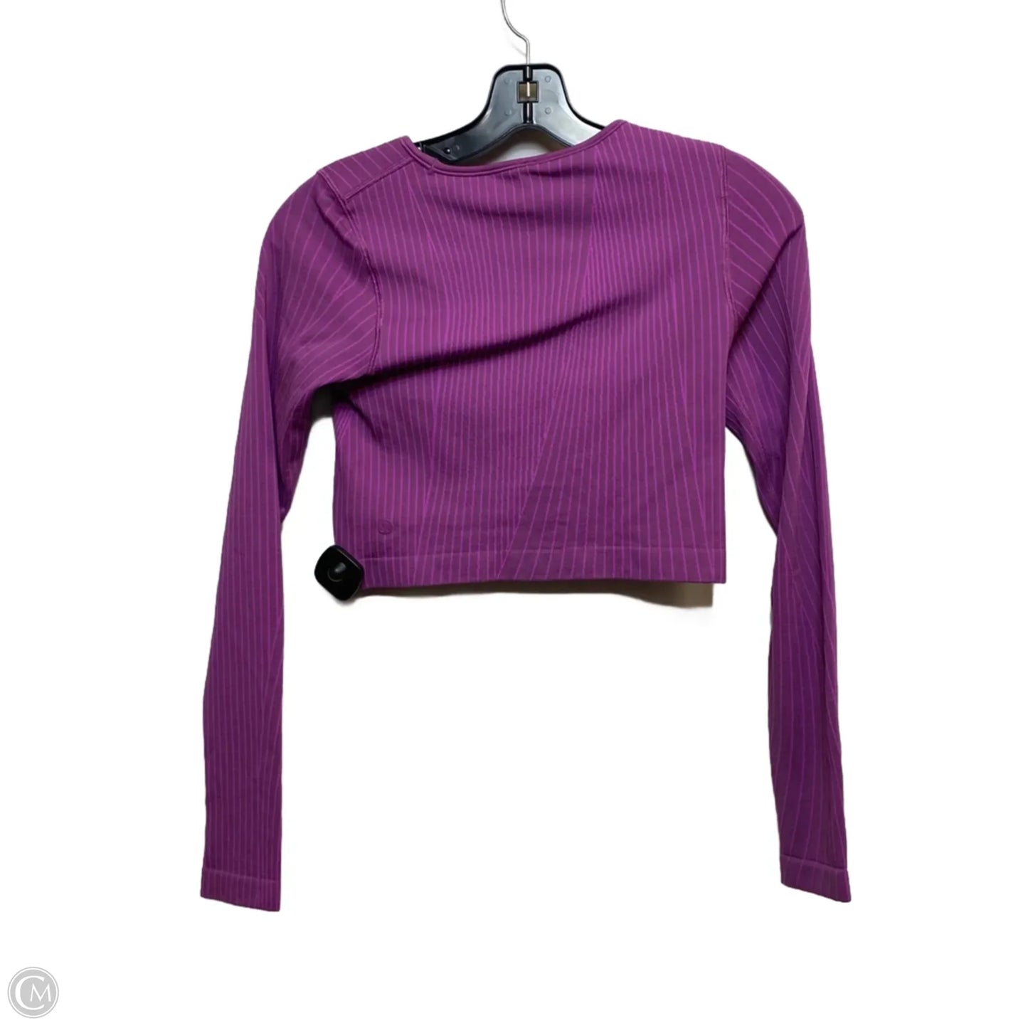 Athletic Top Long Sleeve Crewneck Designer By Lululemon In Pink, Size: S