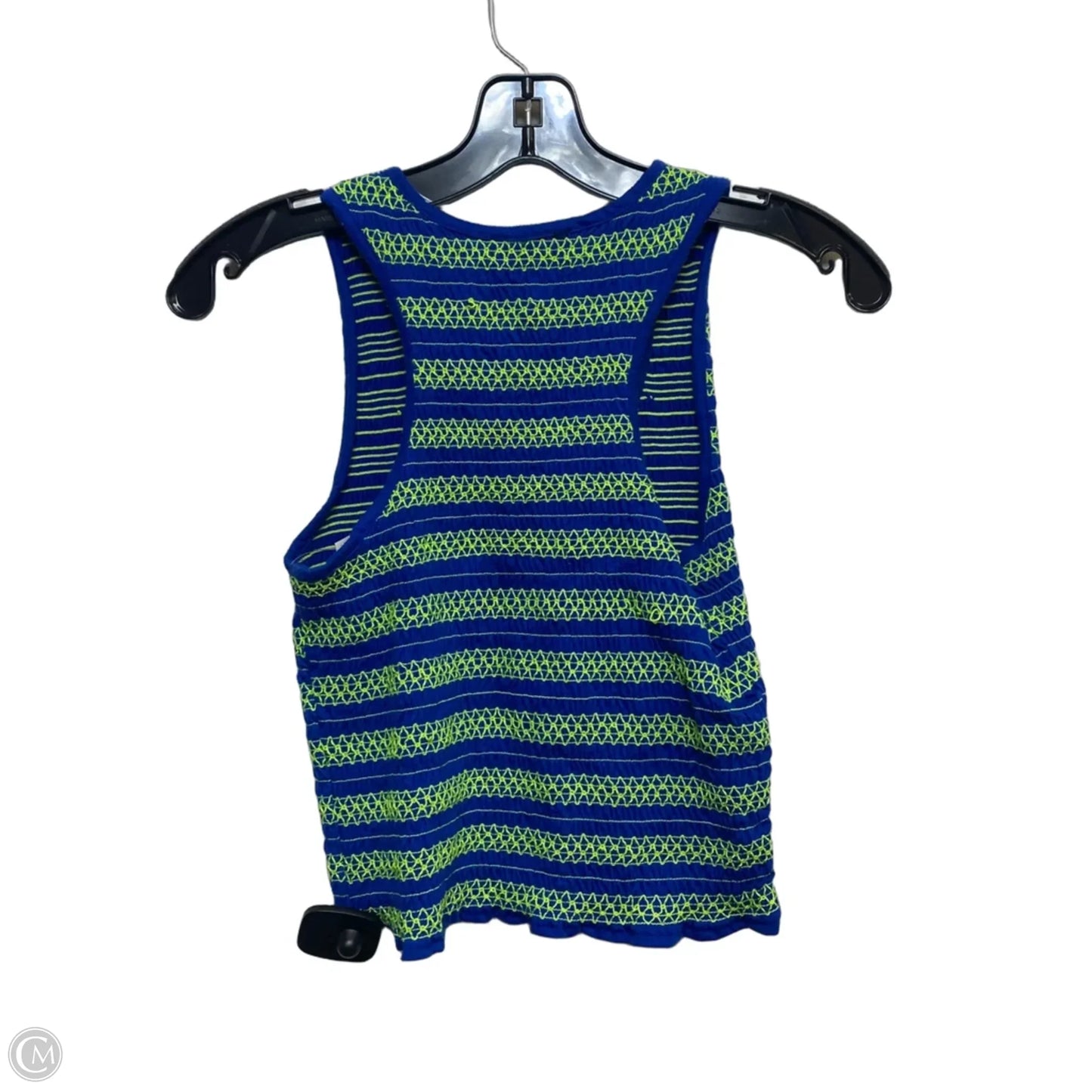 Top Sleeveless By Cotton Candy In Blue & Green, Size: L