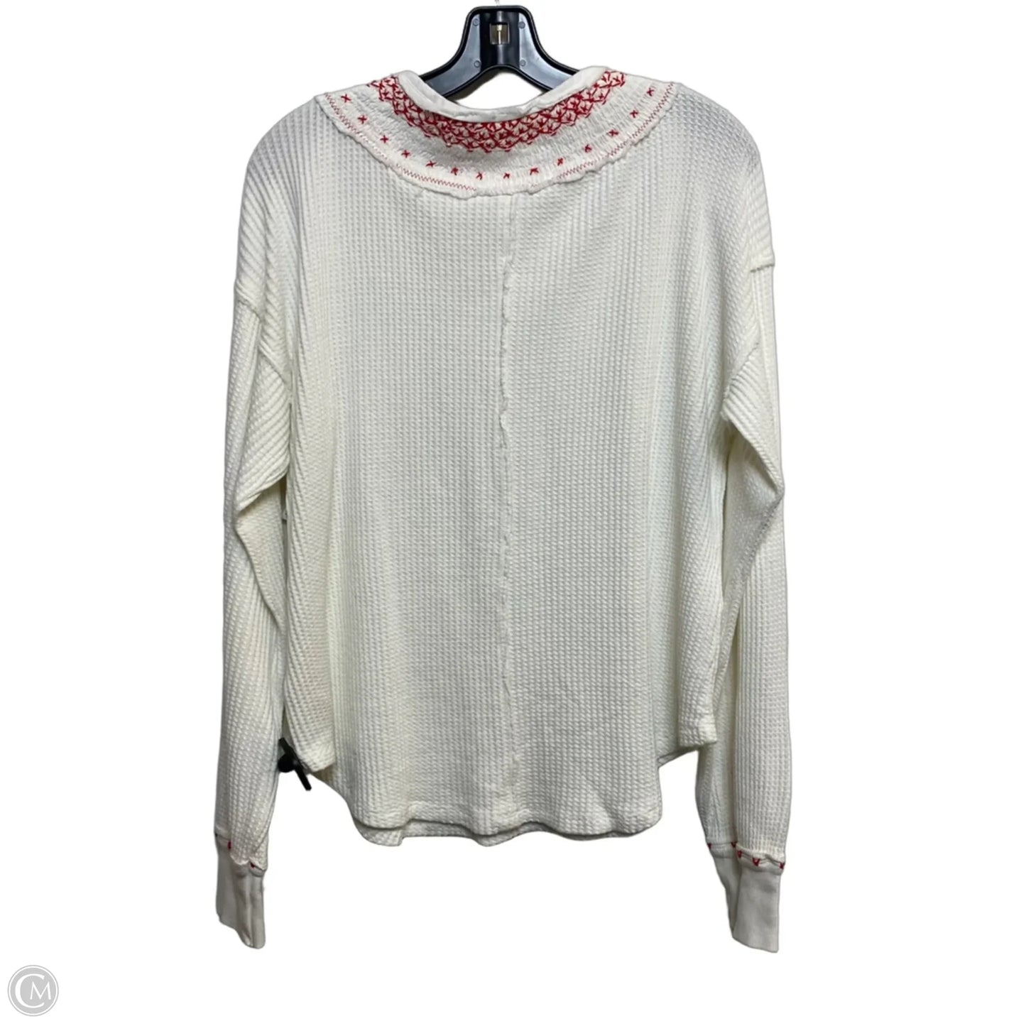 Top Long Sleeve By We The Free In White, Size: S