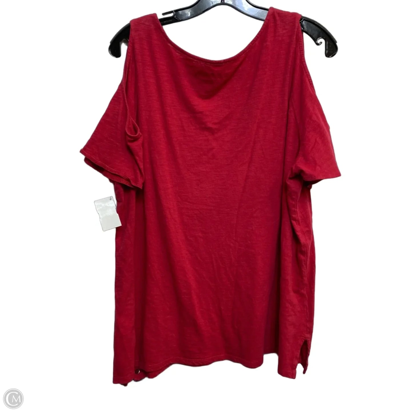 Top Short Sleeve By Loft In Red, Size: Xl
