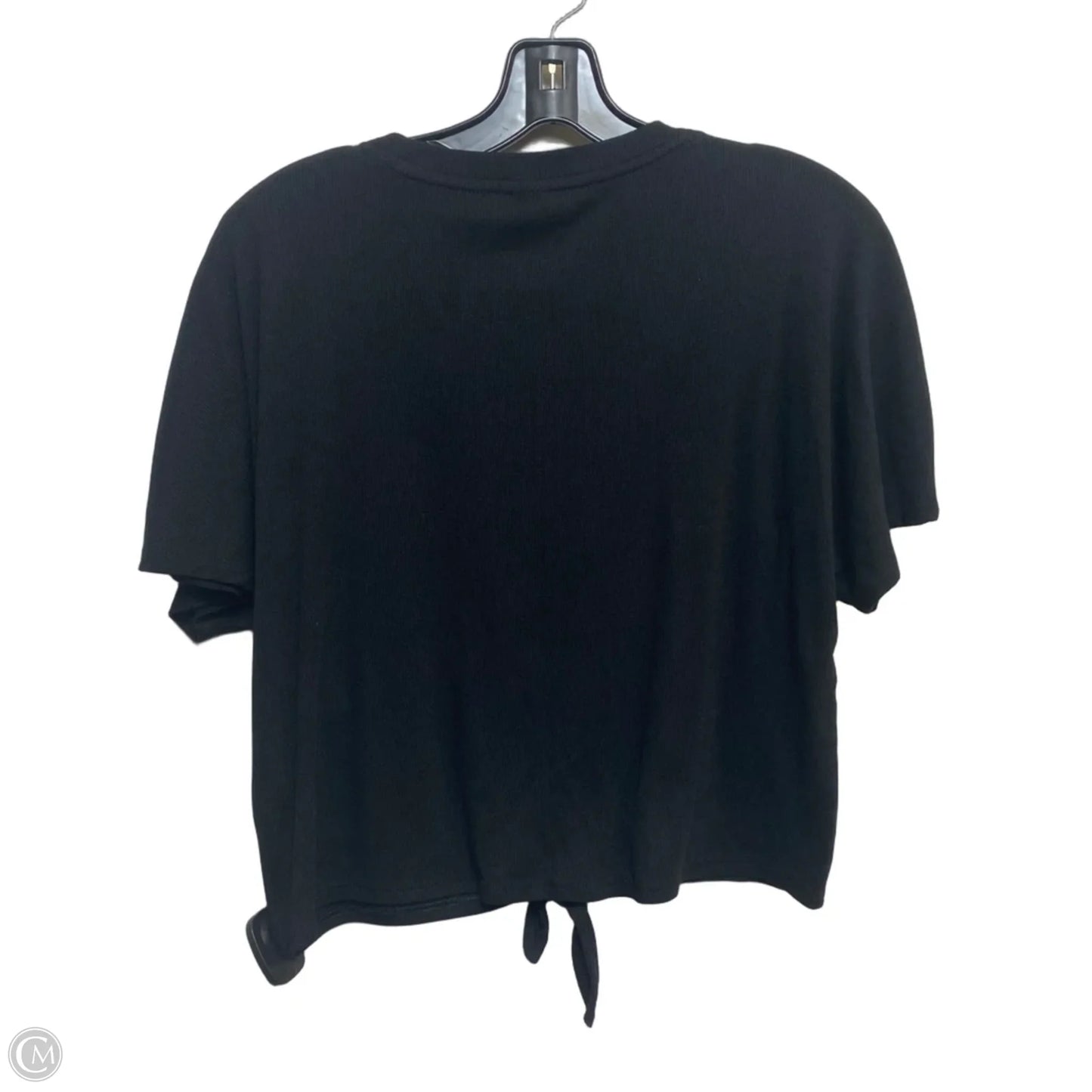 Athletic Top Short Sleeve By Old Navy In Black, Size: Xs
