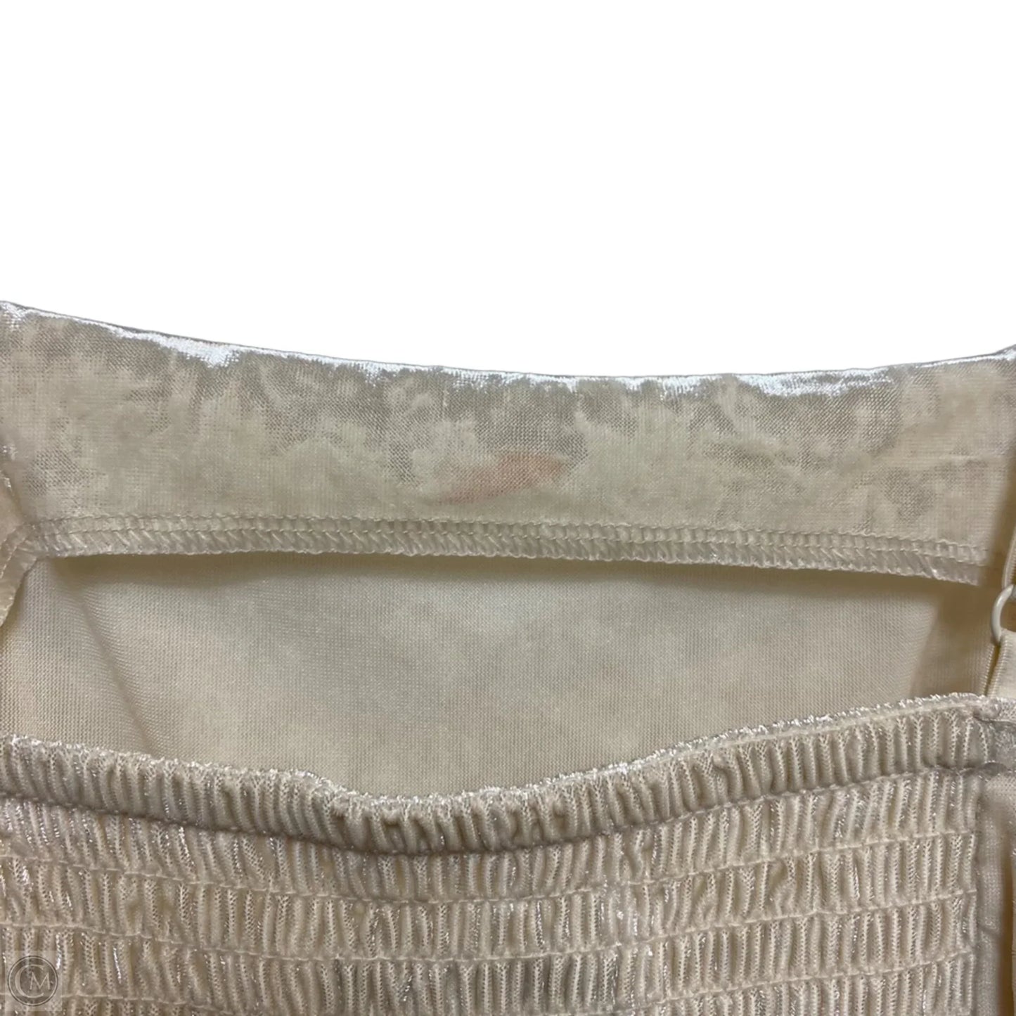 Top Sleeveless By American Eagle In Cream, Size: Xs
