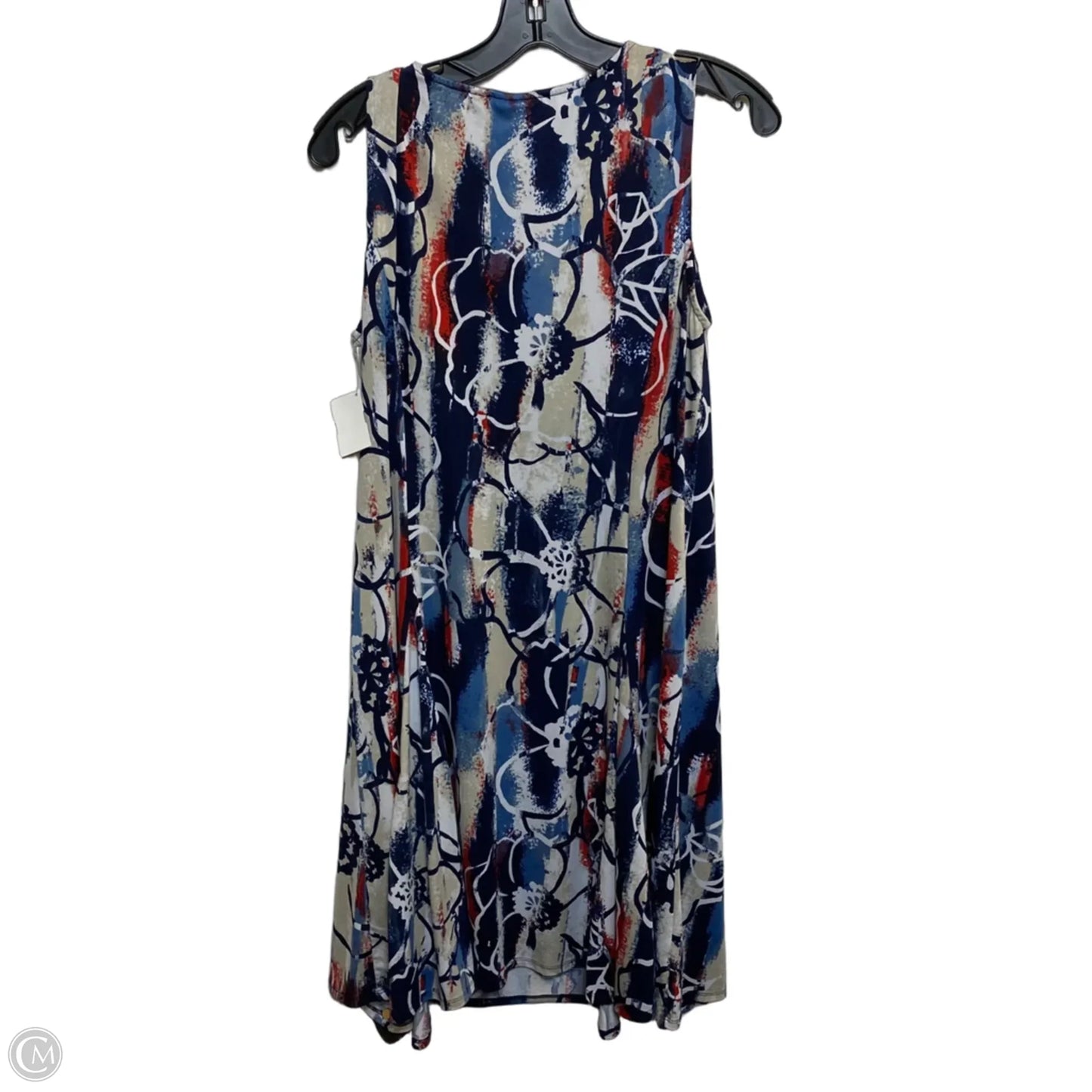 Dress Casual Short By Kim Rogers In Blue, Size: 1x