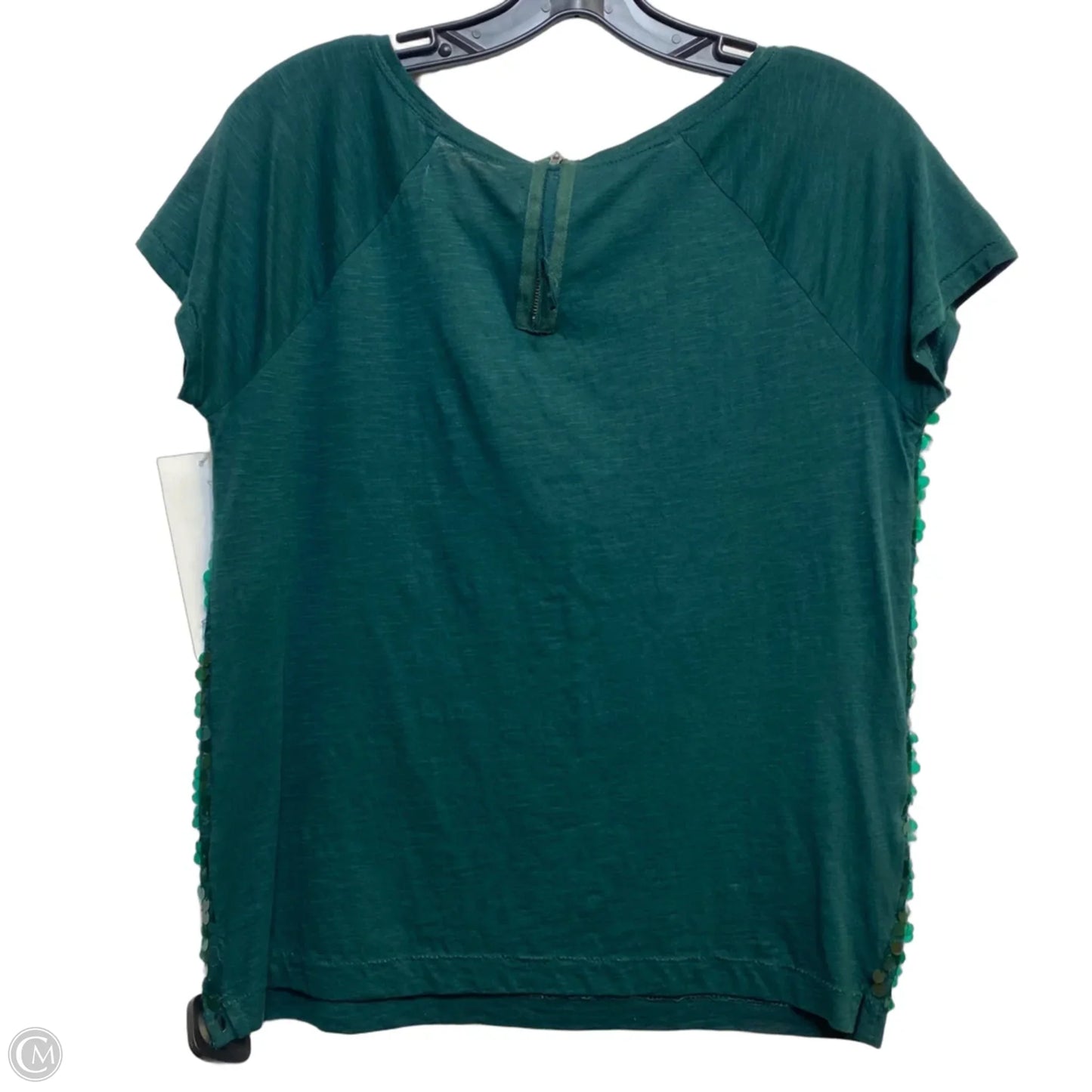 Top Short Sleeve By Loft In Green, Size: Mp