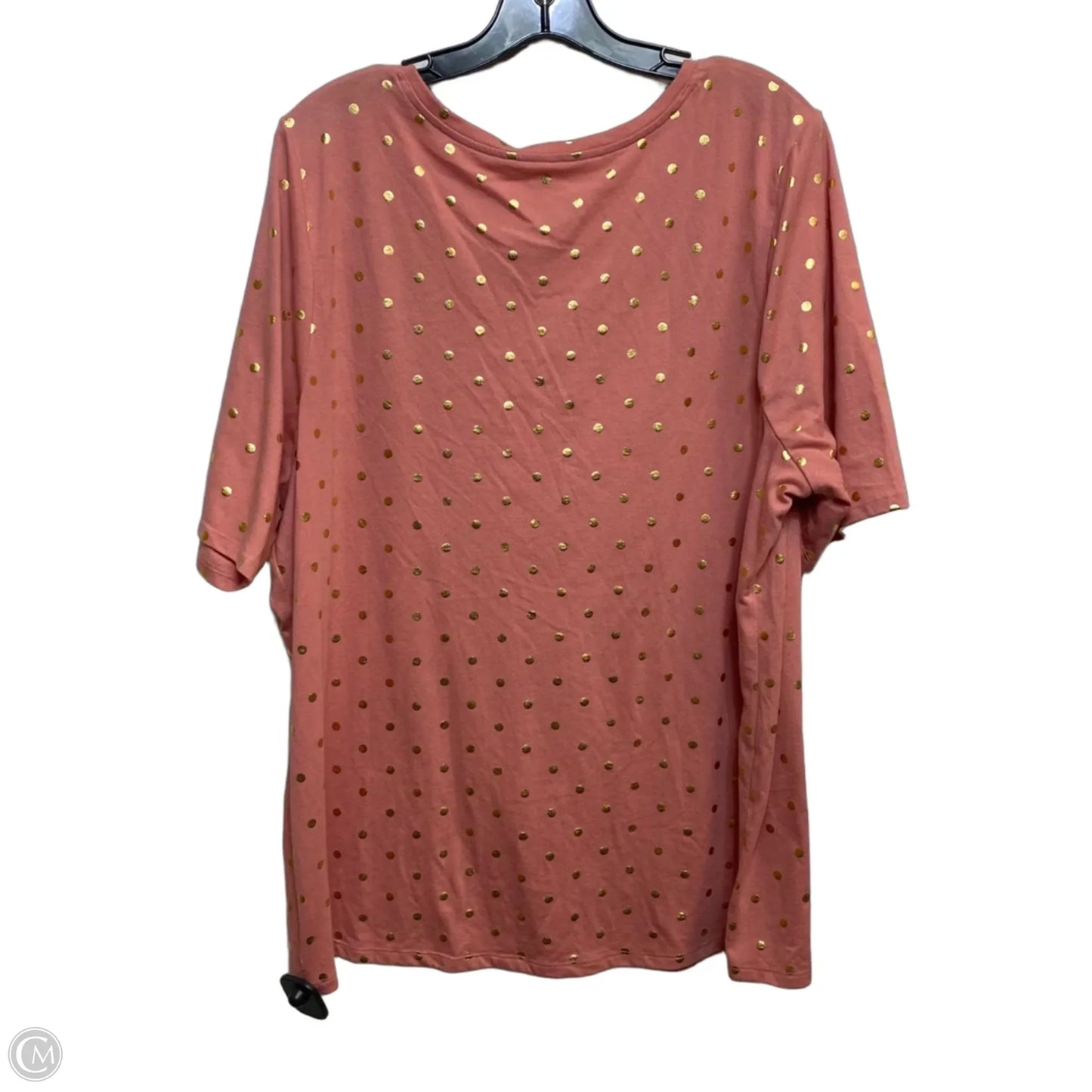 Top Short Sleeve By Lane Bryant In Pink, Size: 1x