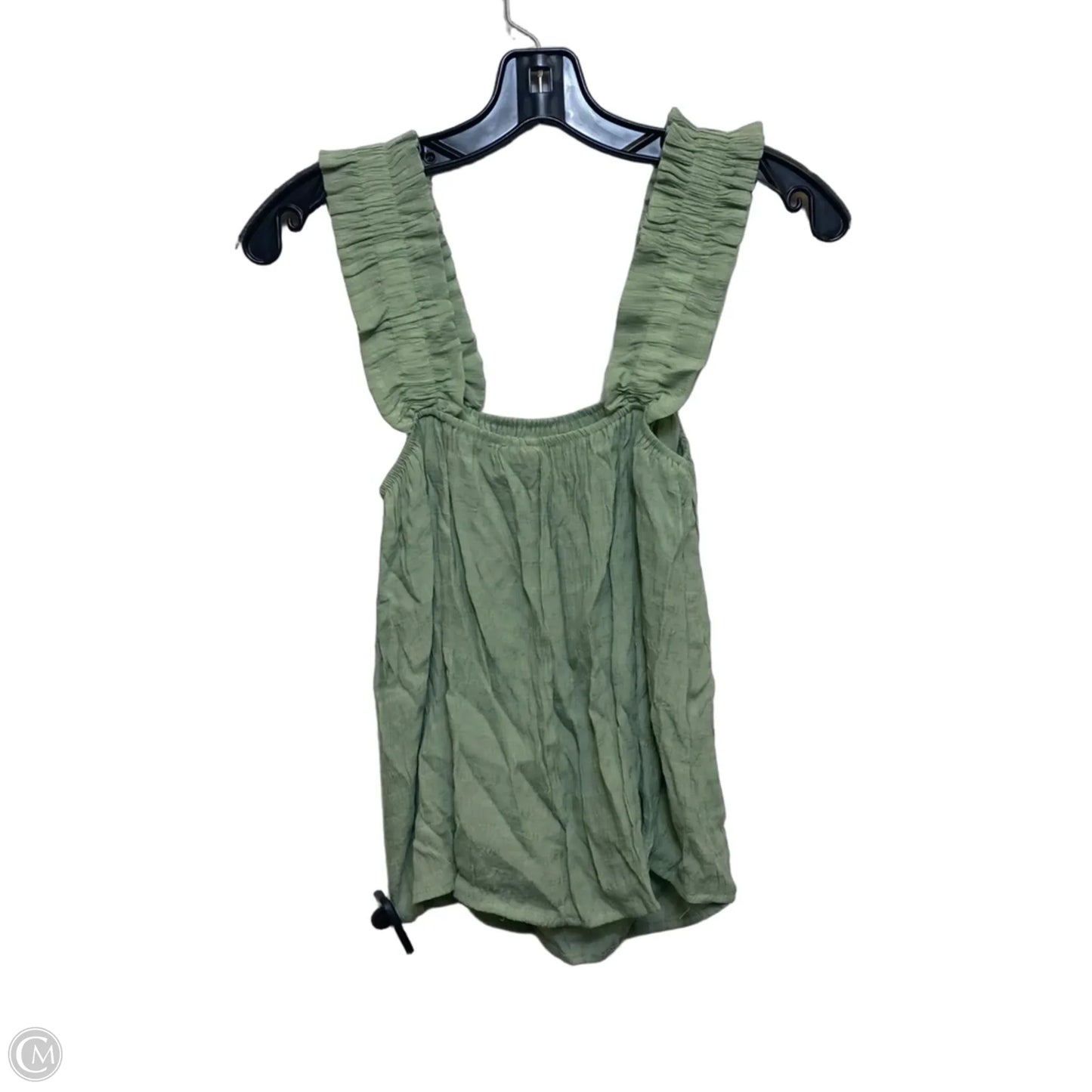 Top Sleeveless By Beivy In Green, Size: M