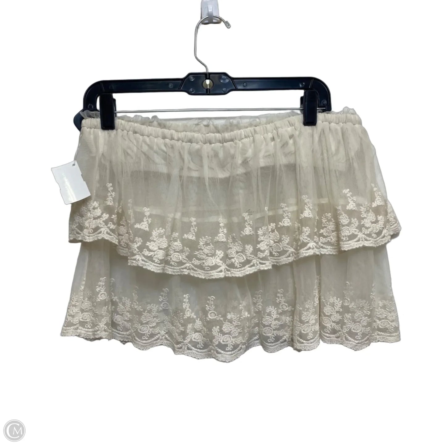 Top Sleeveless By Free People In Cream, Size: M
