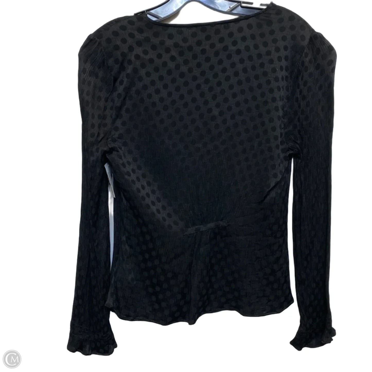 Top Long Sleeve By Madewell In Black, Size: M
