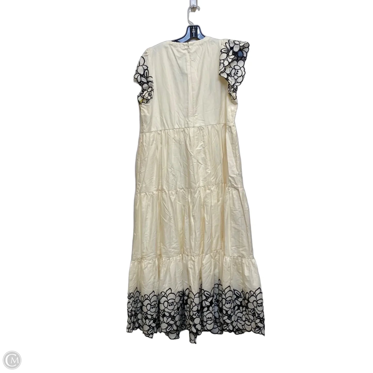 Dress Casual Midi By Torrid In Cream, Size: M