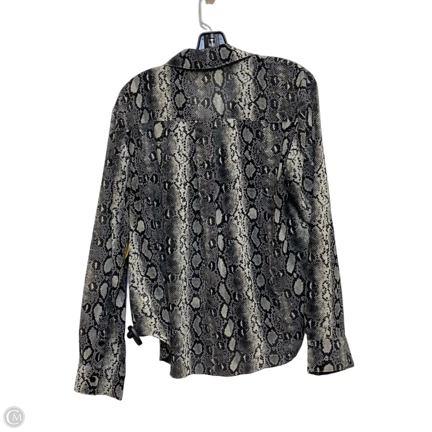 Top Long Sleeve By Michael By Michael Kors In Animal Print, Size: L