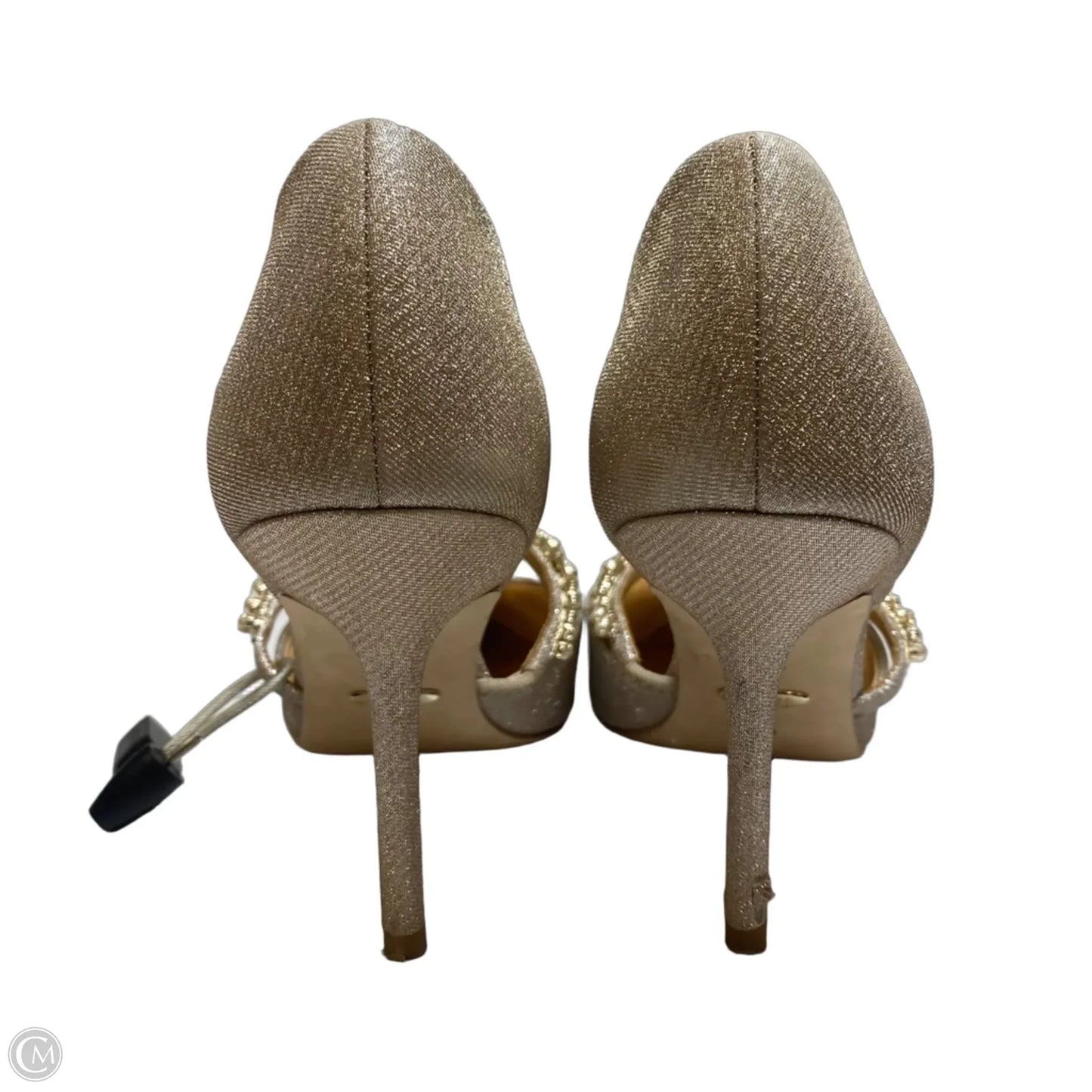 Shoes Designer By Badgley Mischka In Rose Gold, Size: 8.5