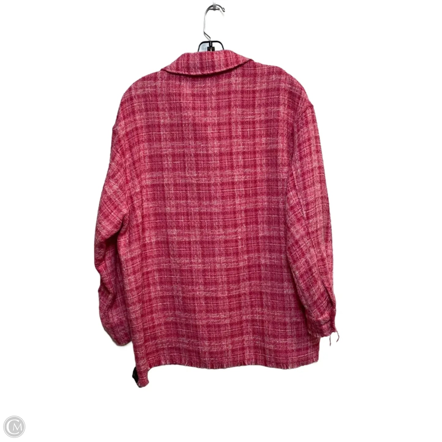 Top Long Sleeve By Zara In Pink, Size: S