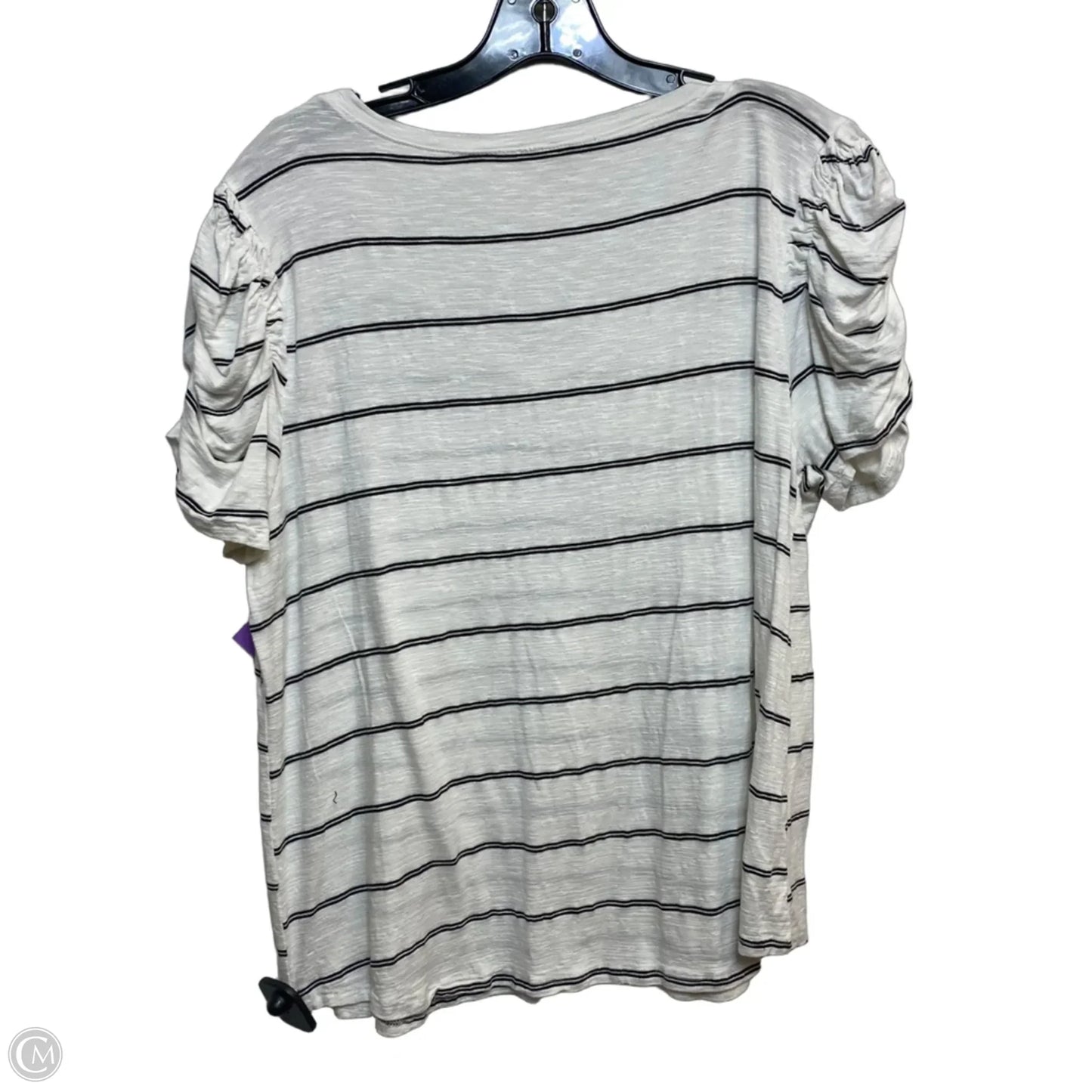 Top Short Sleeve By Universal Thread In Blue & White, Size: Xl