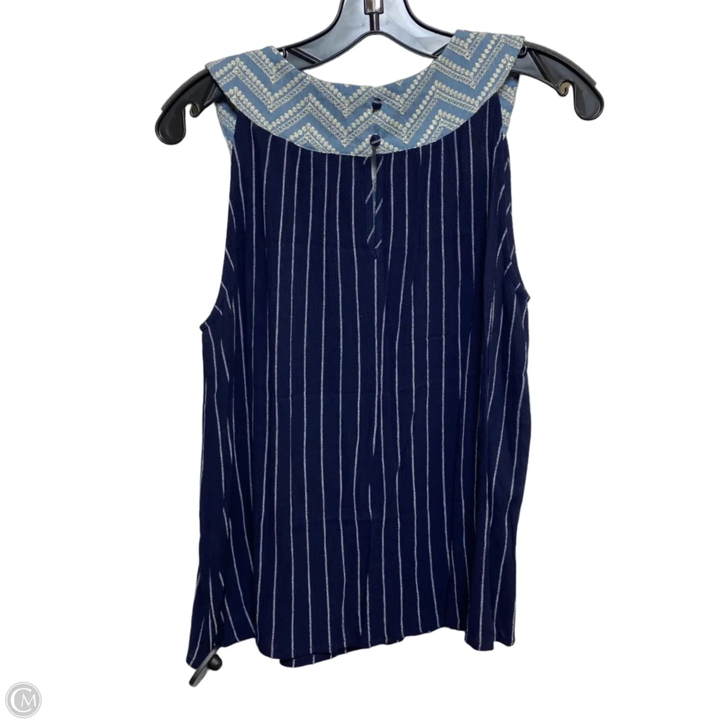 Top Sleeveless By Thml In Blue, Size: M