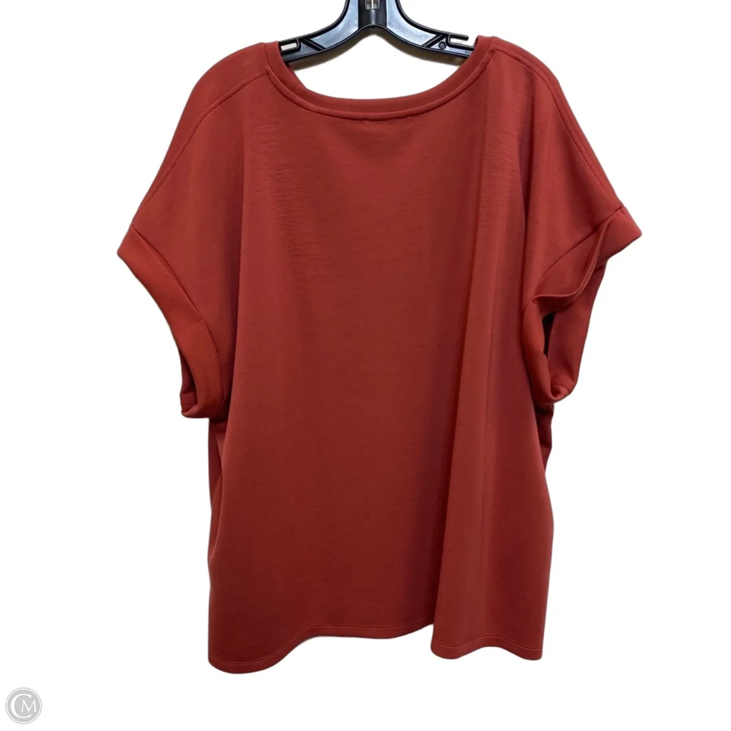 Top Sleeveless By T Tahari In Red, Size: 3x