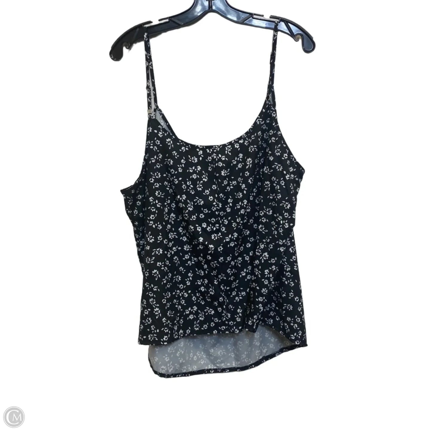 Top Sleeveless By Clothes Mentor In Black & White, Size: 2x