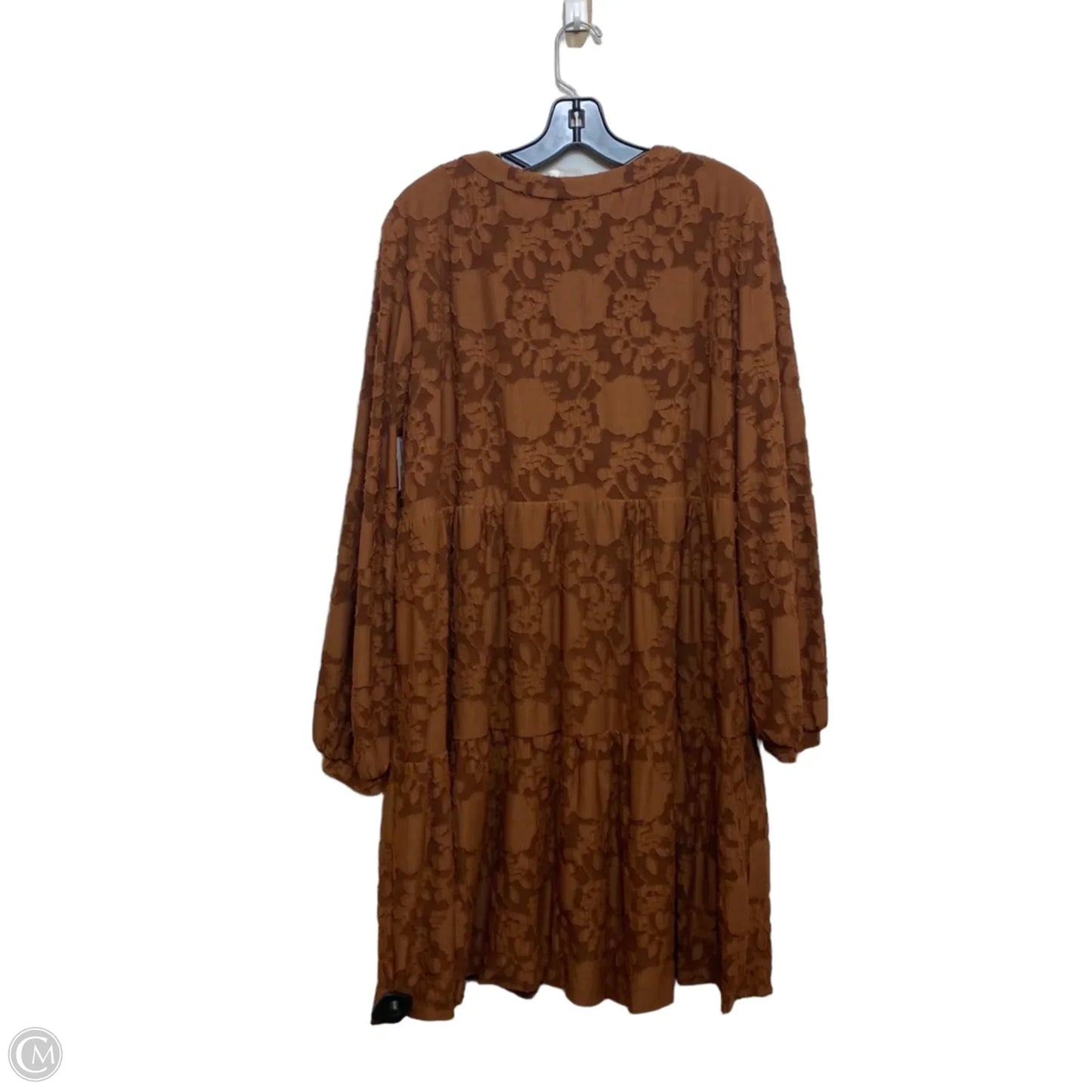 Dress Casual Short By Perceptions In Brown, Size: Xl
