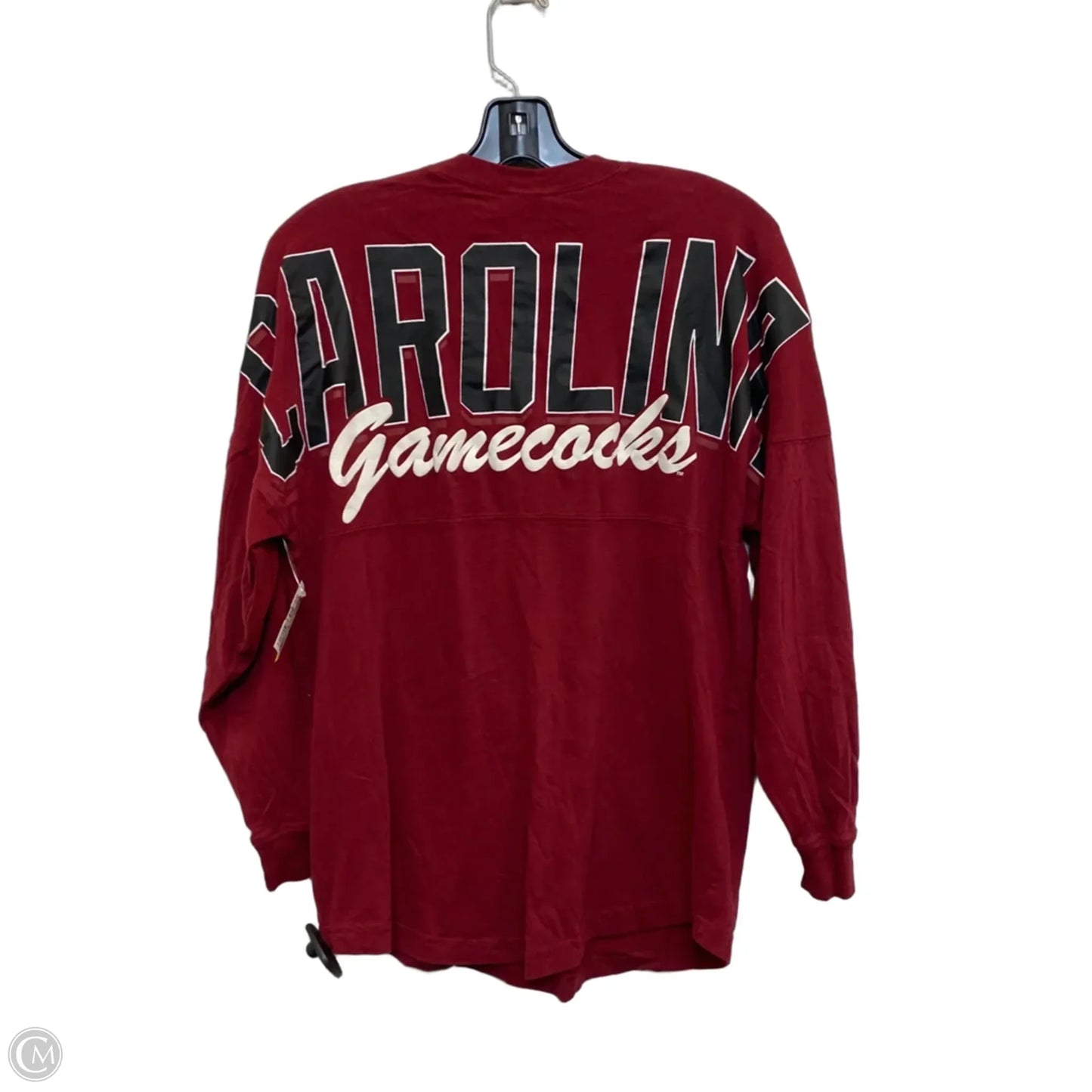 Top Long Sleeve By Knights Apparel In Red, Size: S