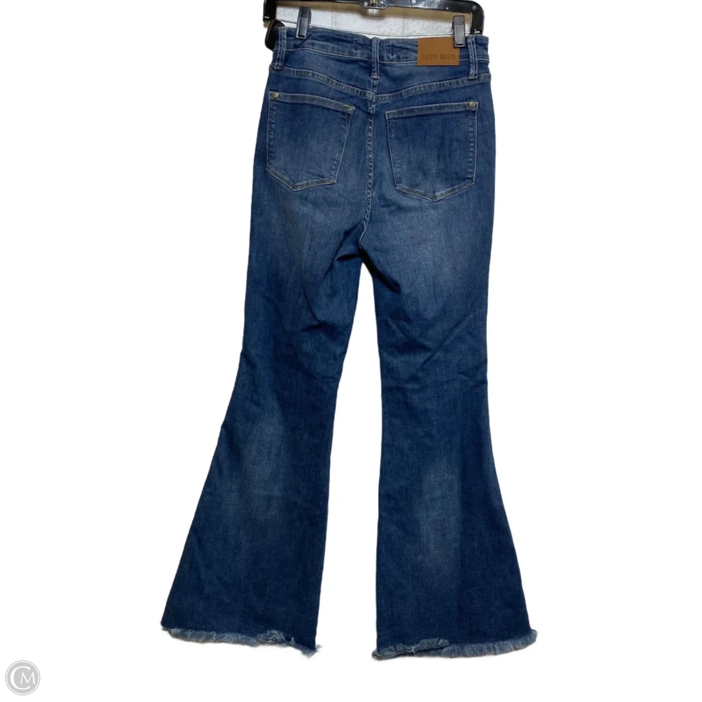 Jeans Flared By Judy Blue In Blue Denim, Size: 4