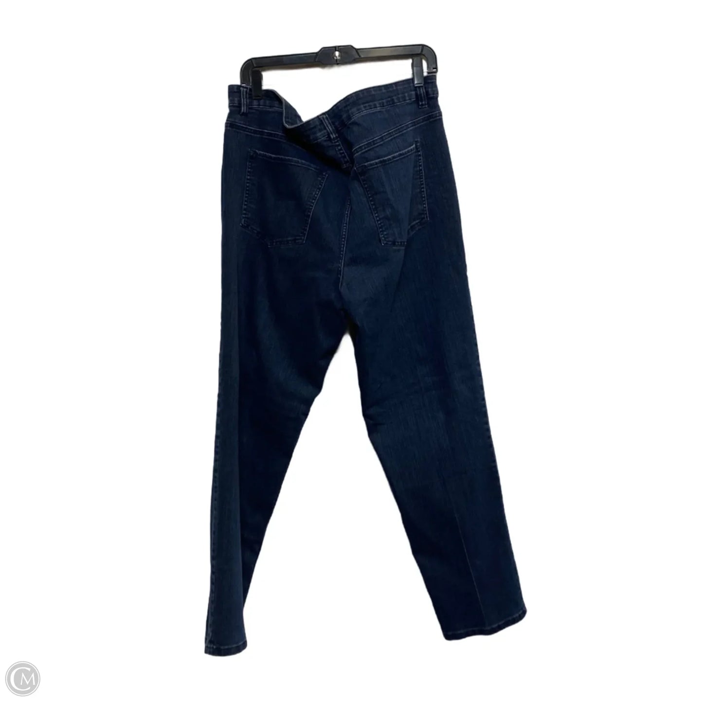 Jeans Straight By Liz Claiborne In Blue Denim, Size: 16