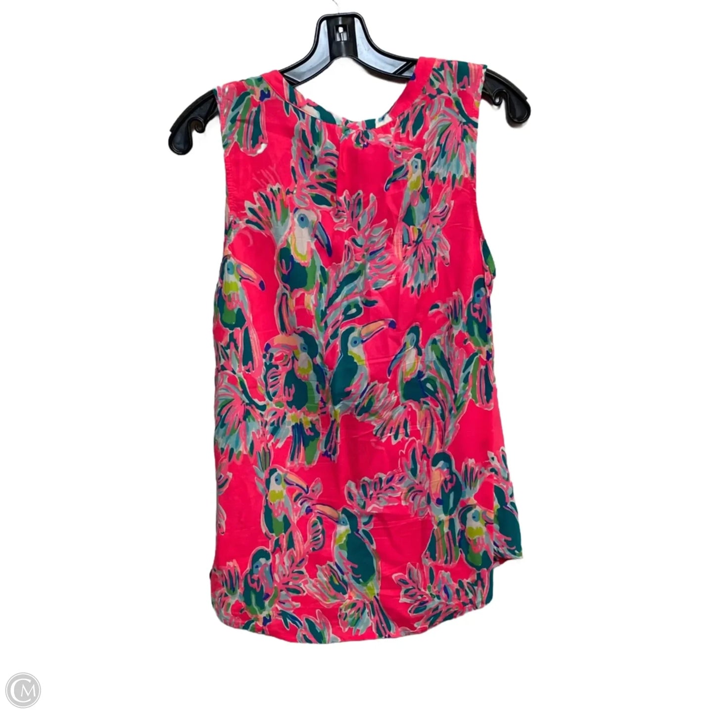 Top Sleeveless Designer By Lilly Pulitzer In Pink, Size: M