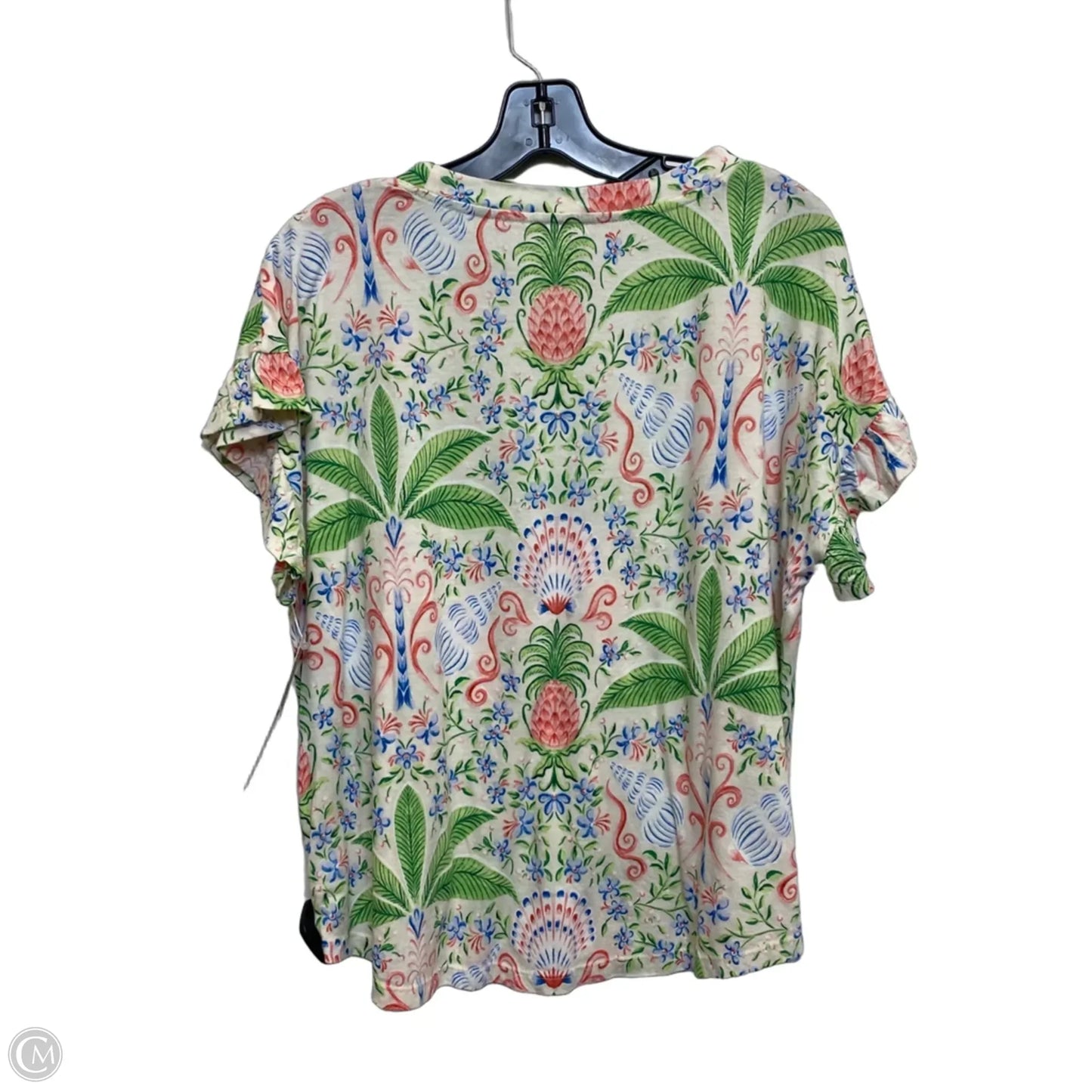 Top Short Sleeve By Crown And Ivy In Green, Size: Lp