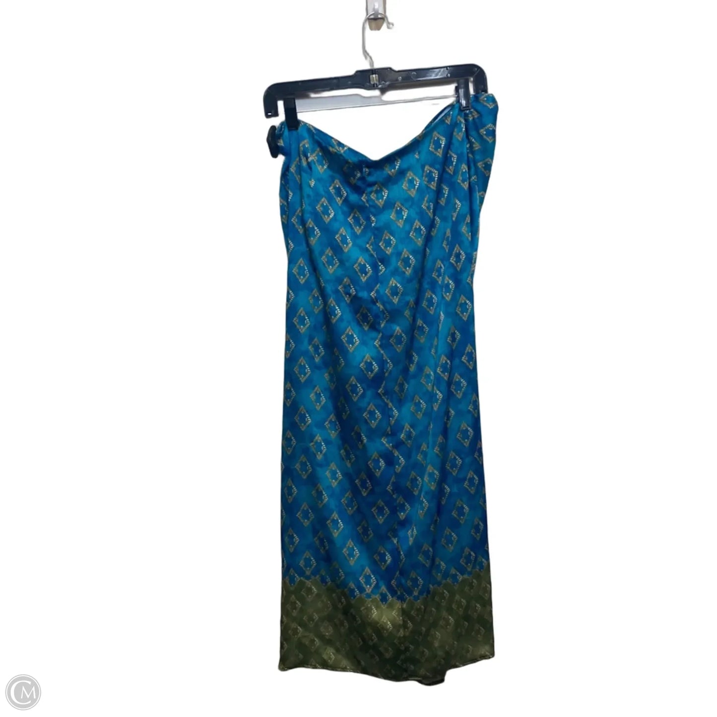 Skirt Maxi By Zara In Blue, Size: L