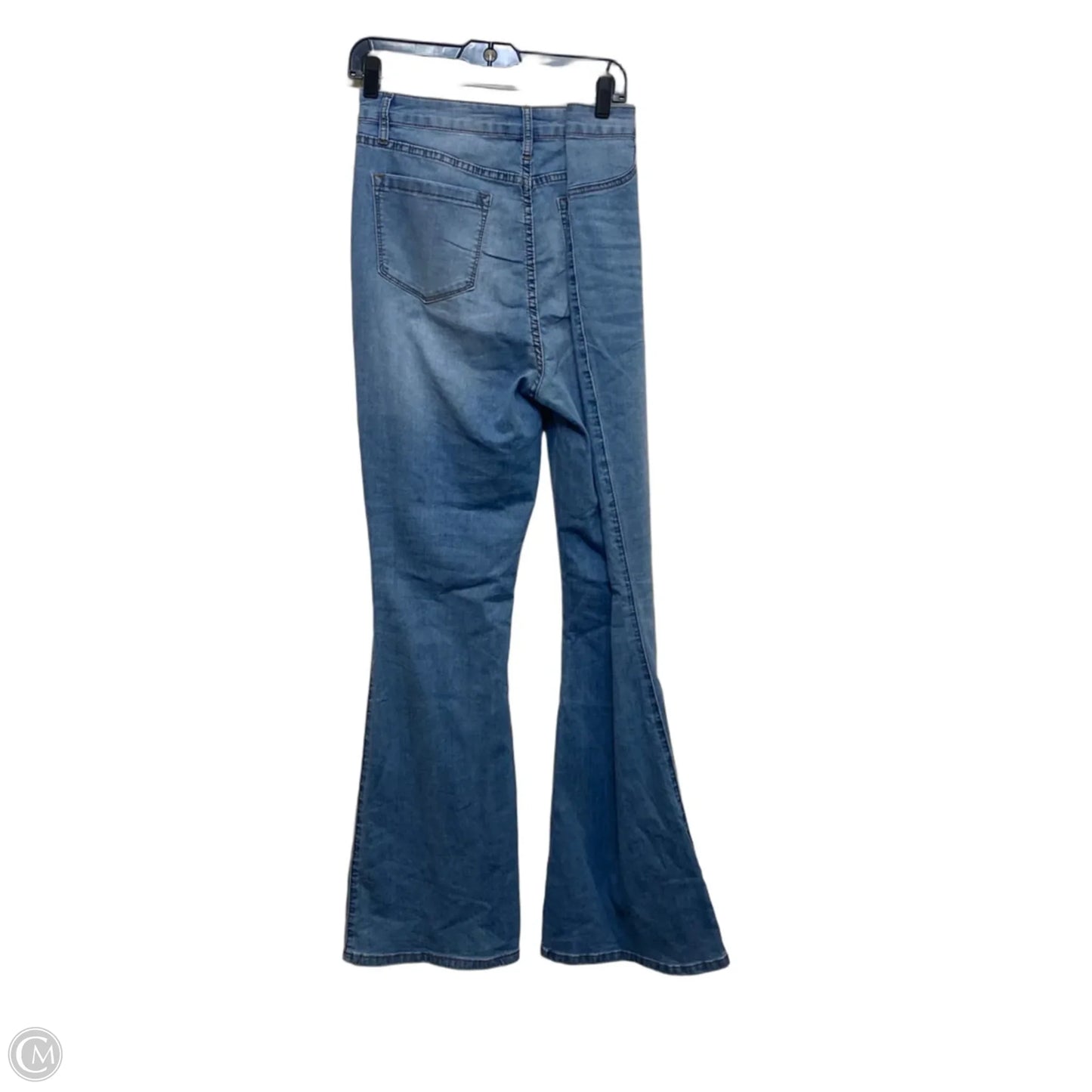 Jeans Flared By Fashion Nova In Blue Denim, Size: 16