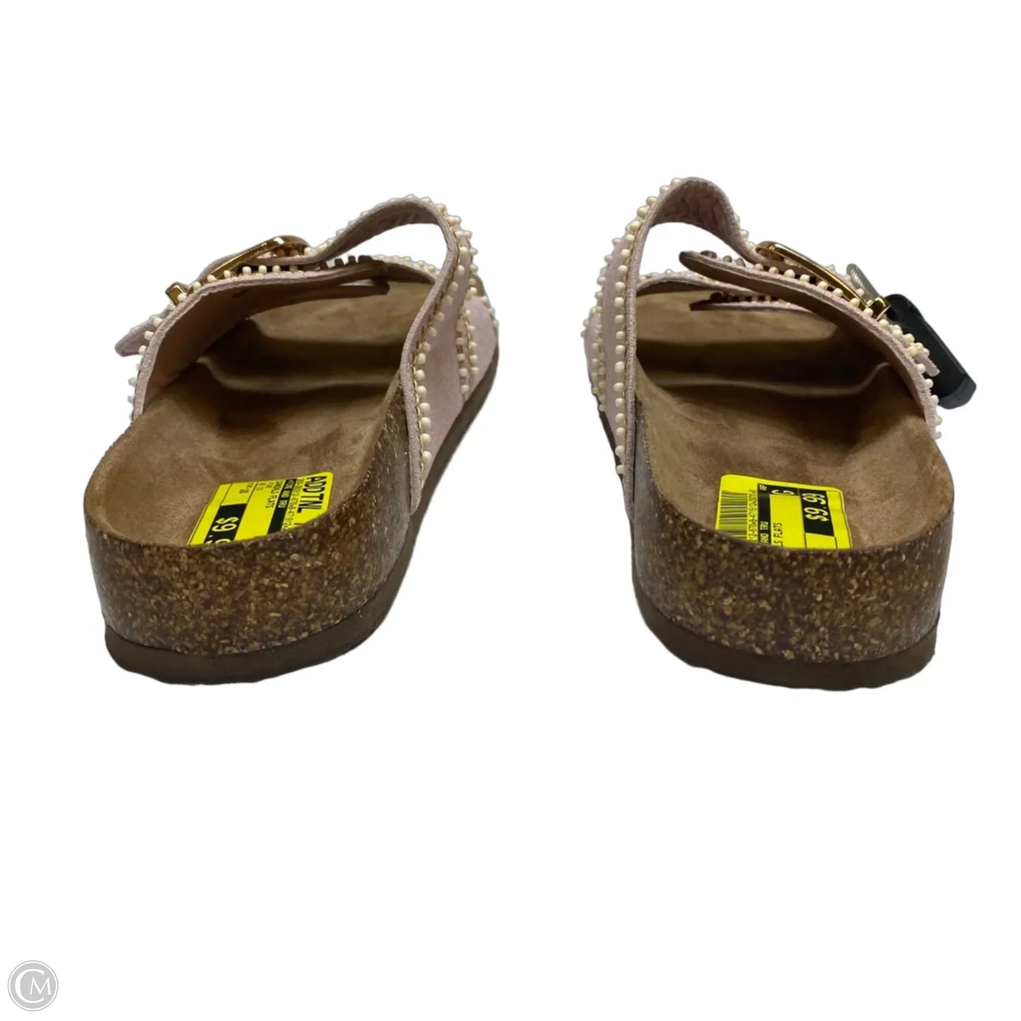 Sandals Flats By Time And Tru In Pink, Size: 10