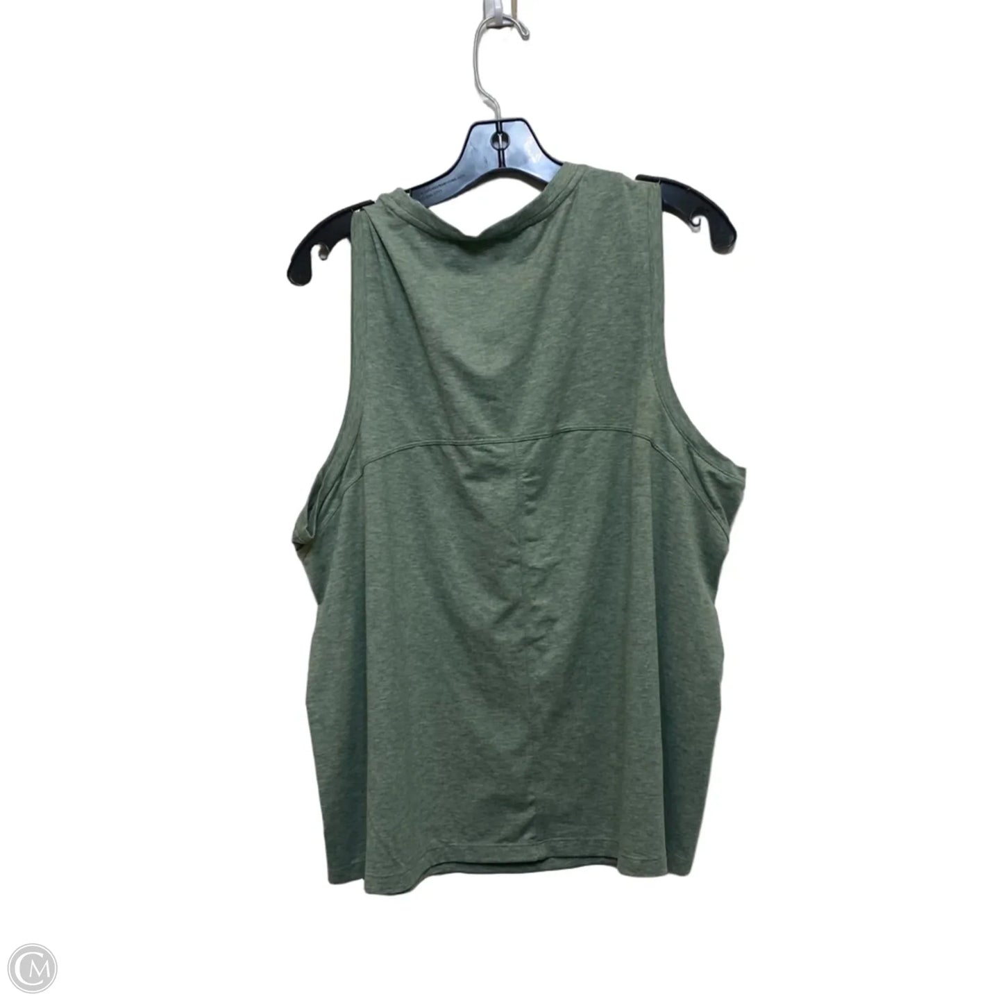 Athletic Tank Top By Reebok In Green, Size: Xxl