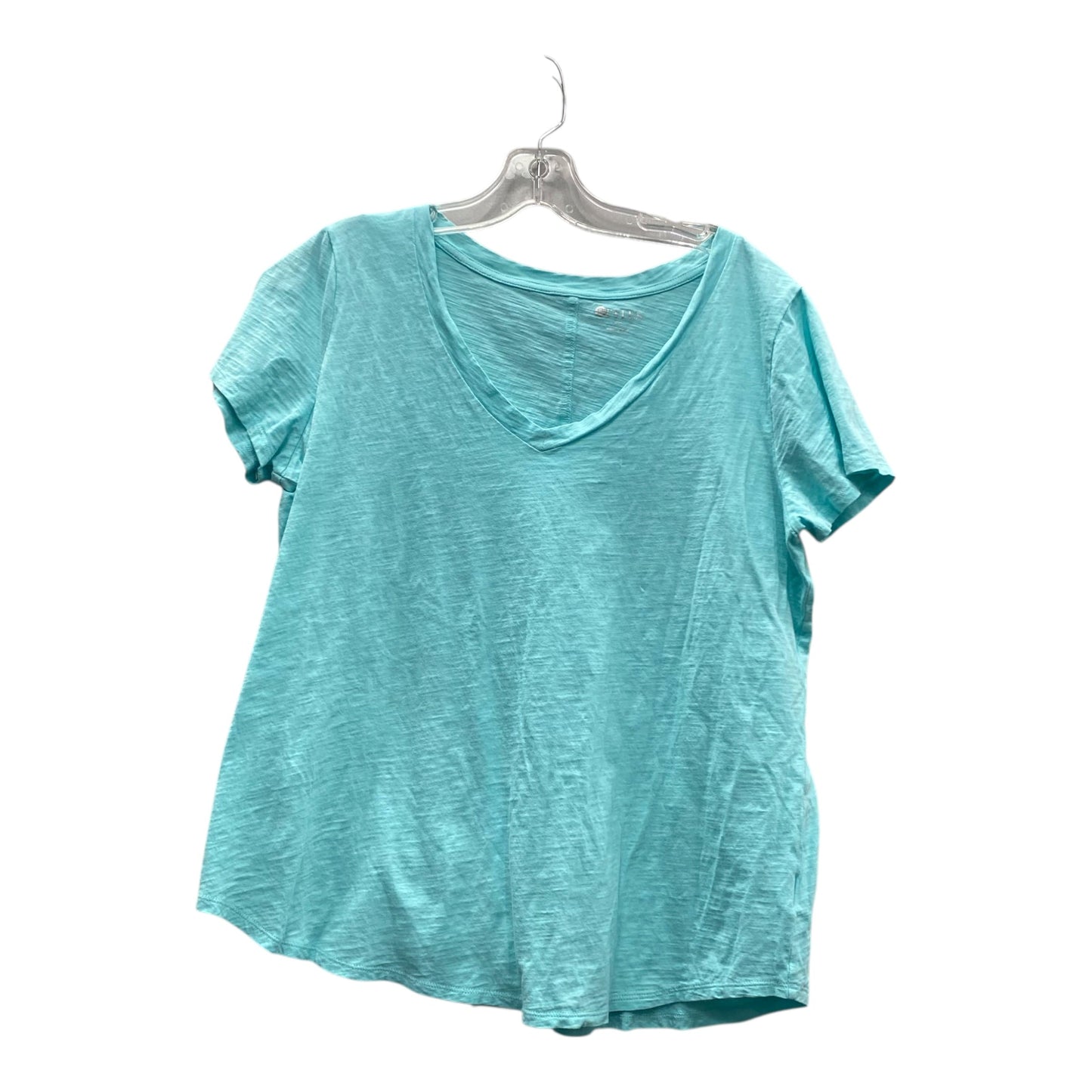 Top Ss By Stylus In Teal, Size:1X