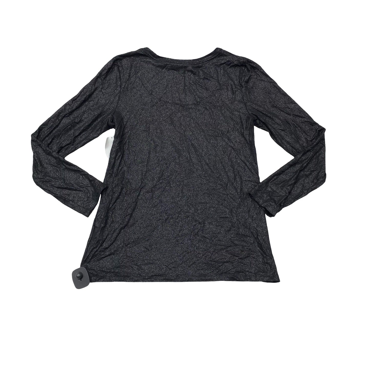 Top Ls By Chicos In Black & Silver, Size:S